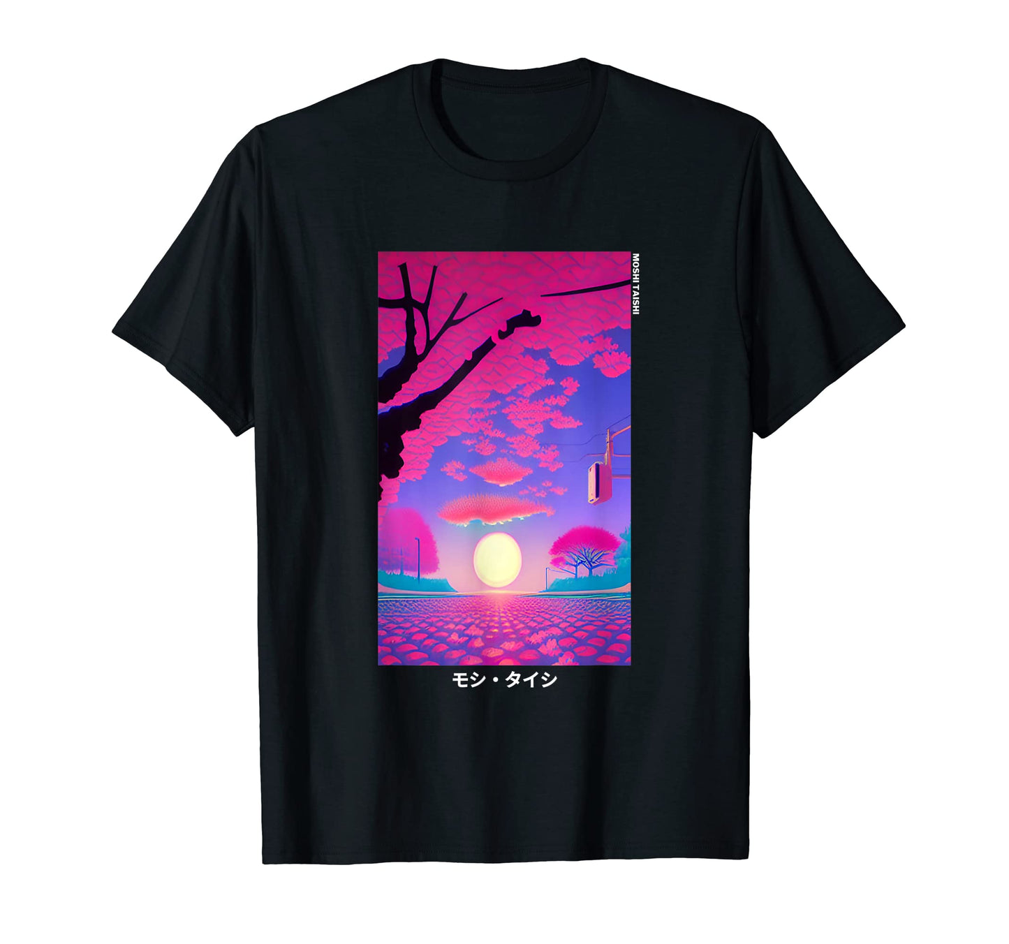 90S Japanese Vaporwave Art Cherry T-Shirt - Streetwear Style Unisex - T-Shirt, Sweatshirt, Hoodie