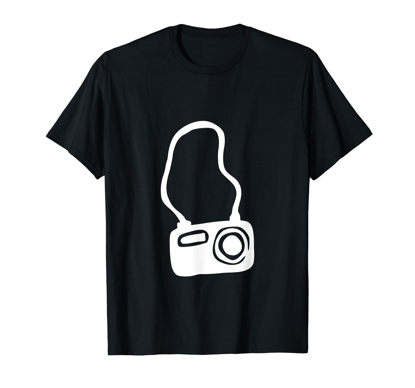 Film Camera Photographer Drawing T-Shirt - Aesthetic Graphic Men Women - T-Shirt, Sweatshirt, Hoodie