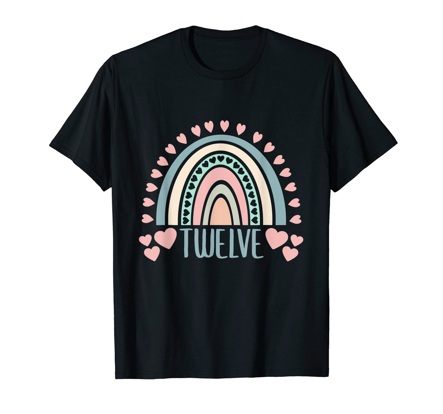 12 Year Old 12Th Birthday Boho T-Shirt - Minimalist Print for Adults - T-Shirt, Sweatshirt, Hoodie