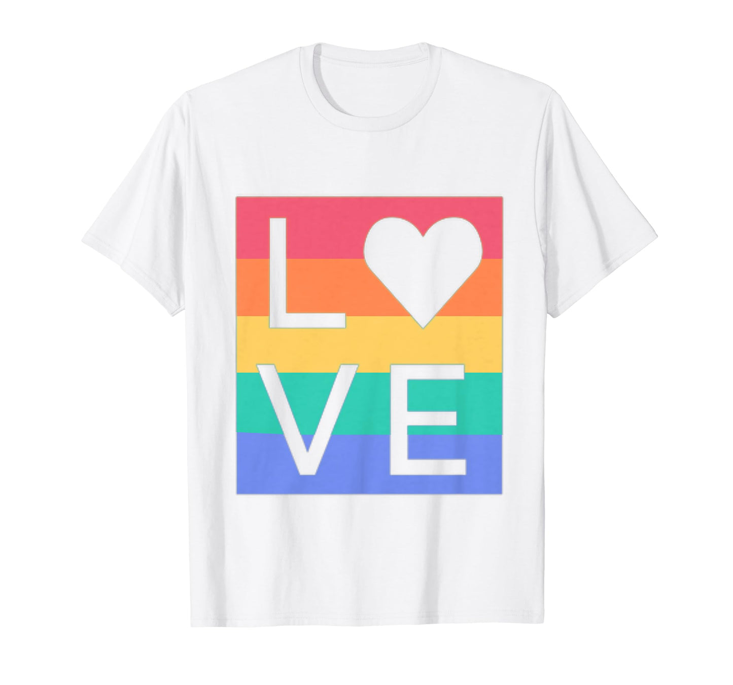 Love Pride Day Rainbow Lgbtq Love T-Shirt - Graphic Print for Adults - T-Shirt, Sweatshirt, Hoodie