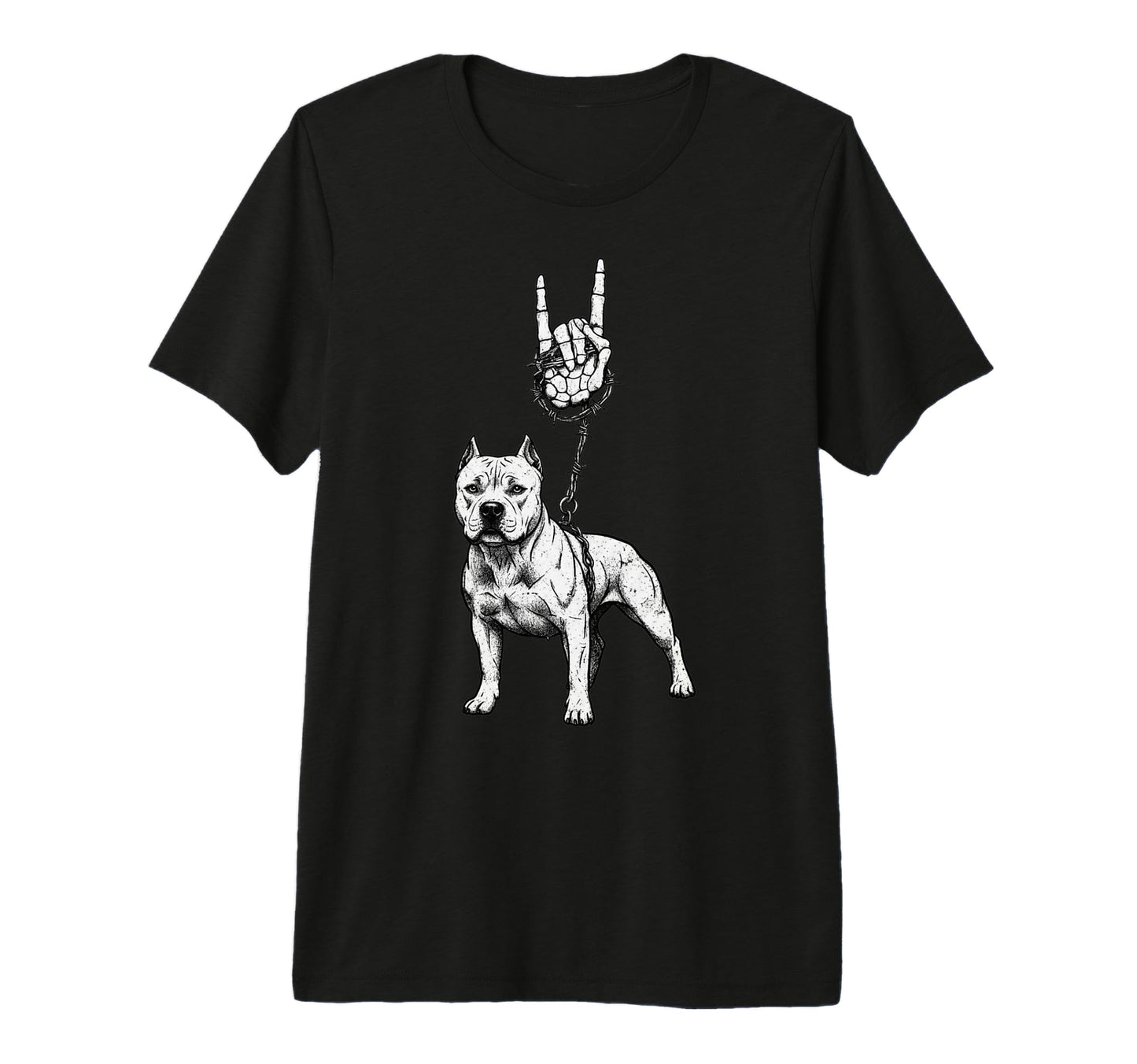 Mens Pitbull Dog Breeder 90S Alt Metal T-Shirt - Minimalist Print Unisex - T-Shirt, Sweatshirt, Hoodie