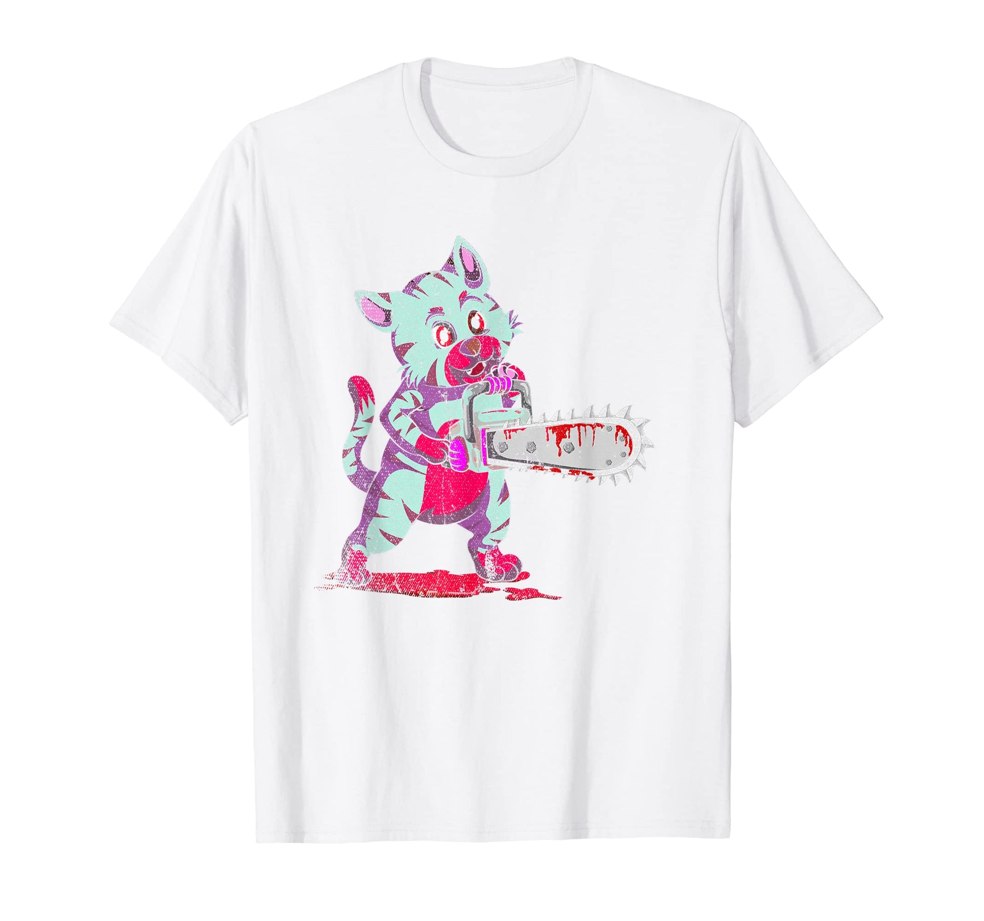 Scary Pet Vaporwave 80S Art Animal T-Shirt - Fun Novelty Design Unisex - T-Shirt, Sweatshirt, Hoodie