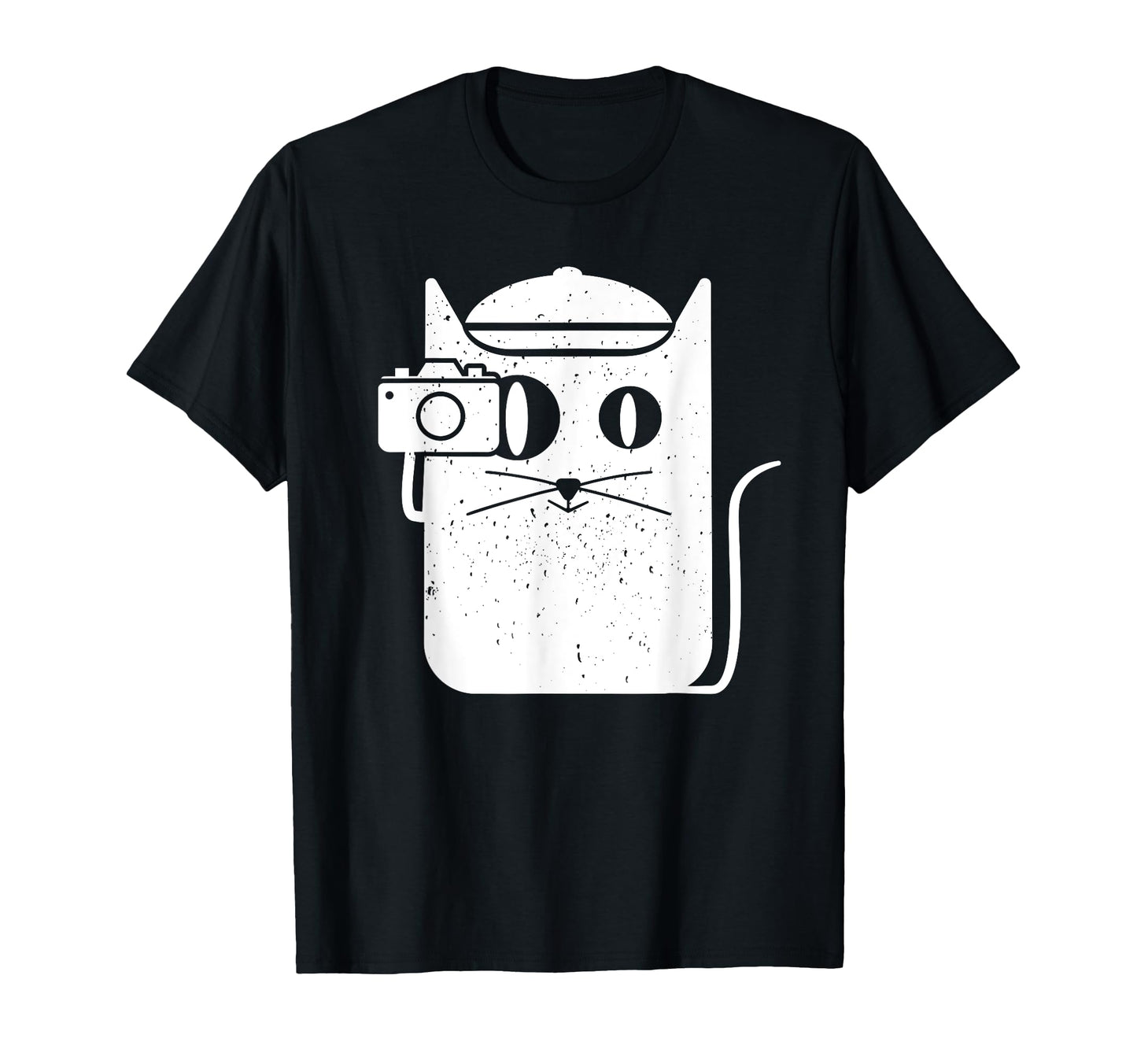 Cat Kitten Camera Photography T-Shirt - Graphic Print for Adults - T-Shirt, Sweatshirt, Hoodie