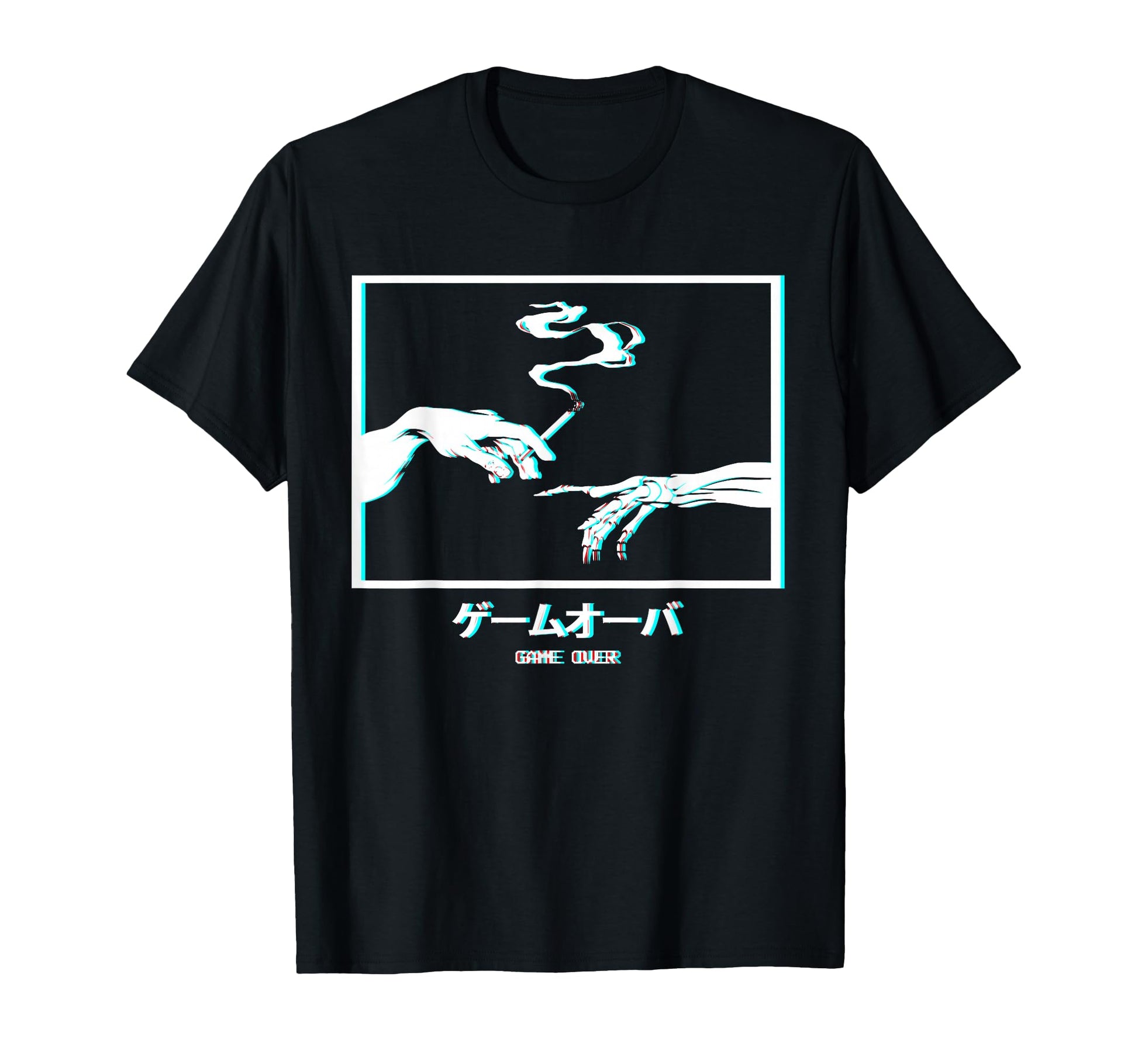 Creation Adam Funny Vaporwave Aesthetic T-Shirt - Graphic Print Unisex - T-Shirt, Sweatshirt, Hoodie