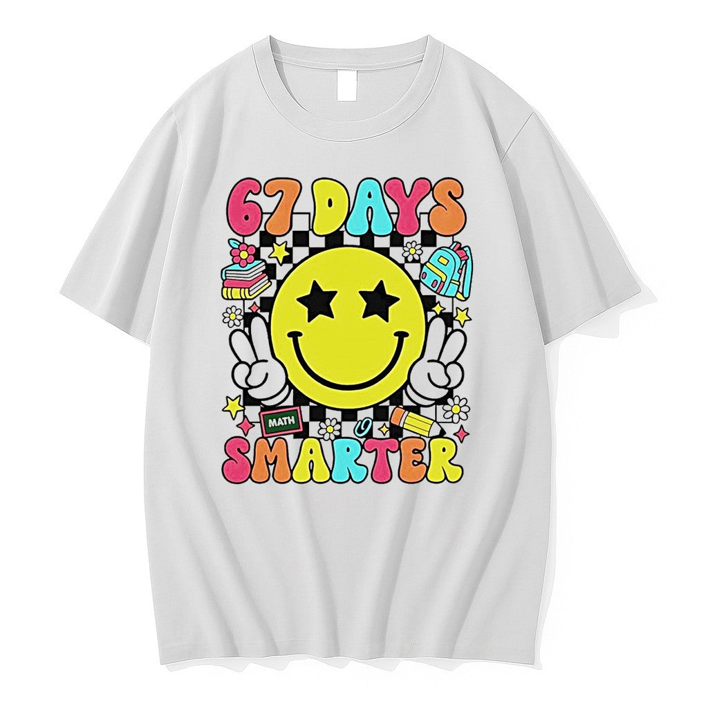 67 Days Smarter Students Teacher Sweater Jpg - Adult & Kids T-Shirts, Sweatshirts & Hoodies apparel design preview 1