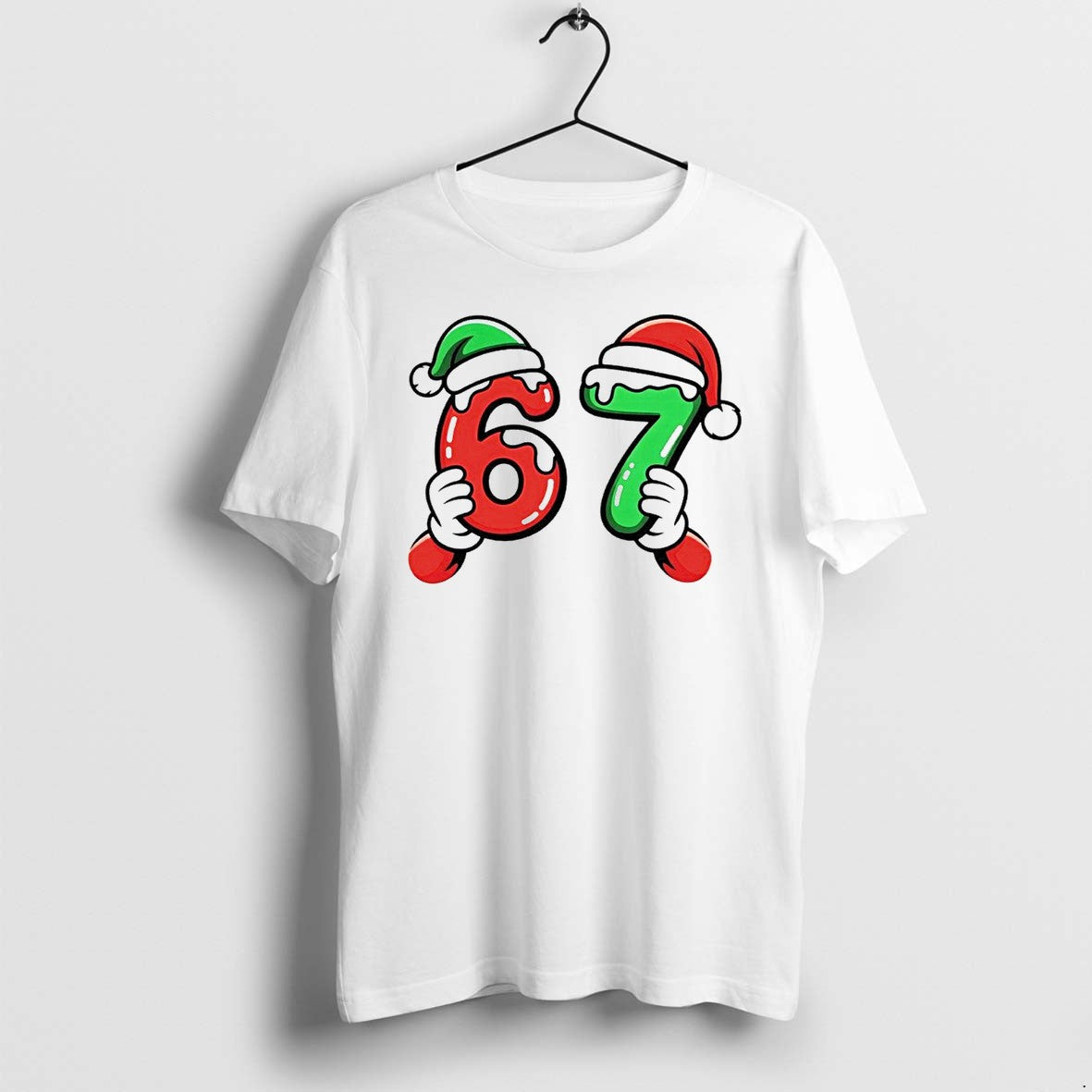 67 Santa Hands Christmas Sweater Jpg - Adult & Kids T-Shirts, Sweatshirts & Hoodies apparel design preview 1