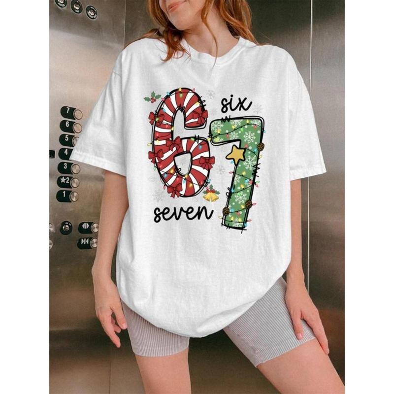 "67 Six Seven" Fun Festive Digital Art Perfect Lovers - Adult & Kids T-Shirts, Sweatshirts & Hoodies apparel design preview 1