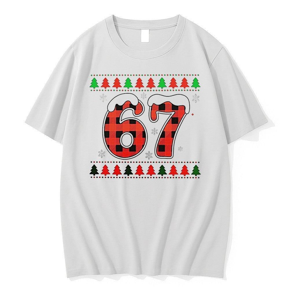 67 Ugly Christmas Xmas Buffalo Plaid Sweater Jpg - Adult & Kids T-Shirts, Sweatshirts & Hoodies apparel design preview 1
