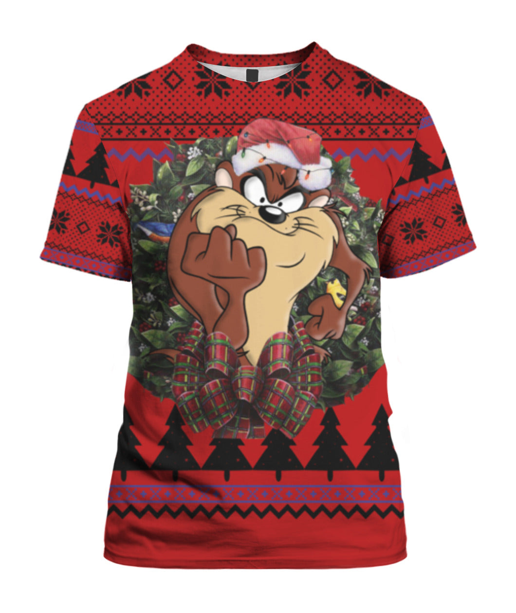 Taz of looney tunes 3D Christmas Sweater - Holiday Gift product image 3