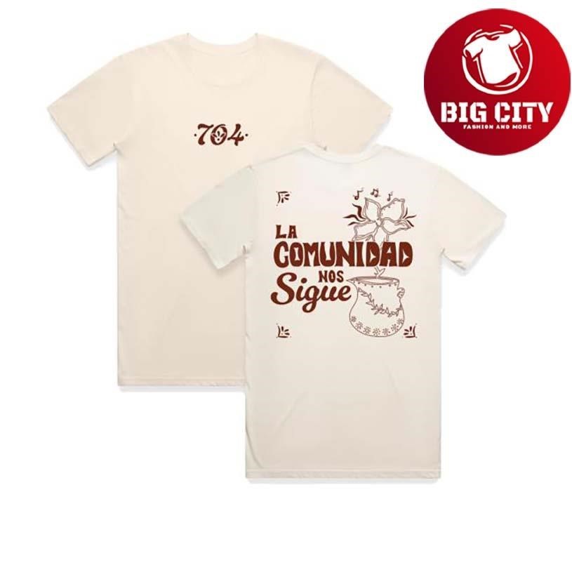 704 La Comunidad Nos Sigue Two Sided - Adult & Kids T-Shirts, Sweatshirts & Hoodies apparel design preview 1