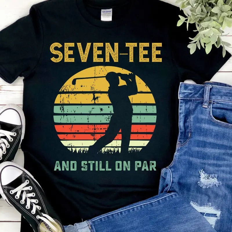 70th Golf Him Turning 70 Golfer Golfing Year Old Man - Adult & Kids T-Shirts, Sweatshirts & Hoodies apparel design preview 1