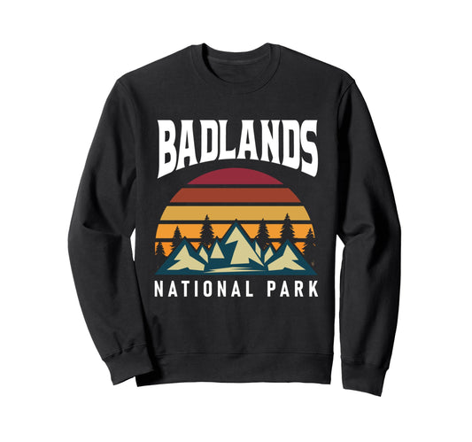 Badlands National Park Mountain Sweatshirt - Custom Art Print for Adults - T-Shirt, Sweatshirt, Hoodie