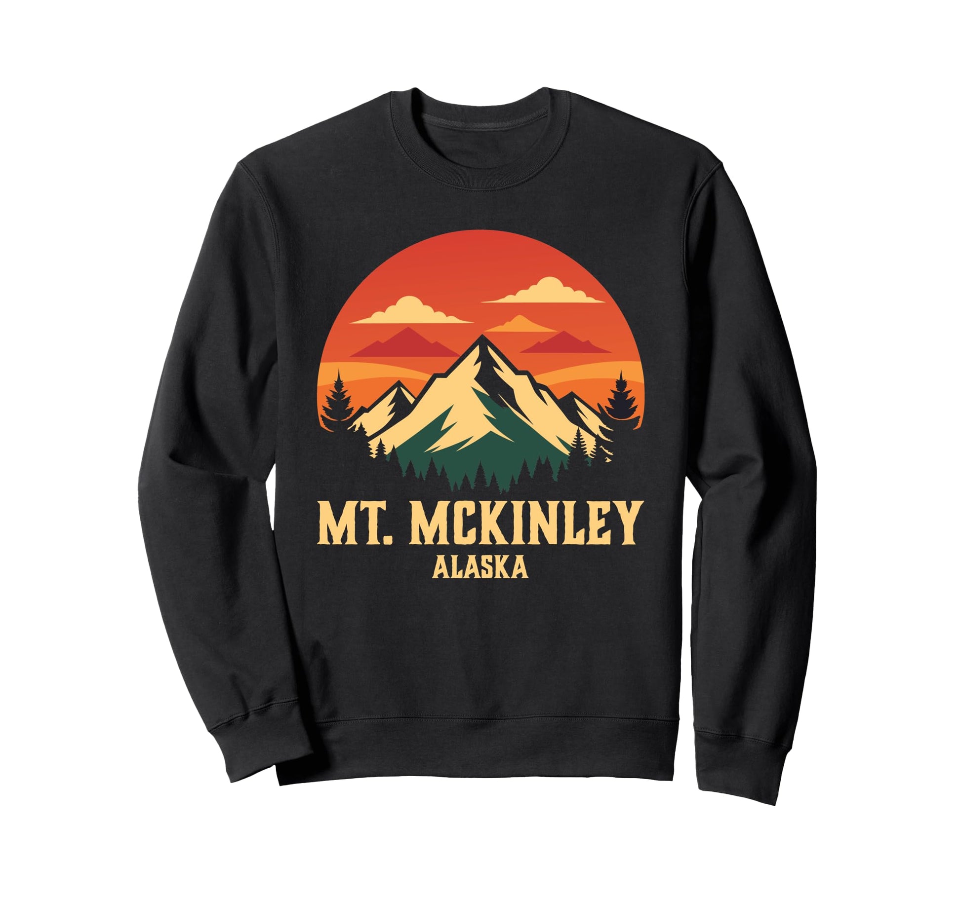 Mount Mckinley National Park Sweatshirt - Custom Art Print for Adults - T-Shirt, Sweatshirt, Hoodie