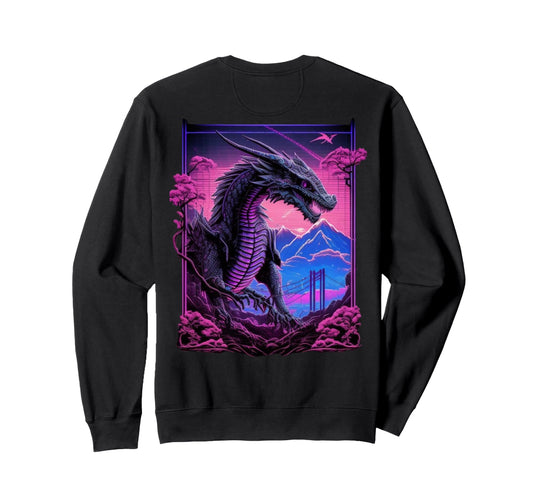Backprint Japan Aesthetic Vaporwave Sweatshirt - Unique Graphic for Adults - T-Shirt, Sweatshirt, Hoodie