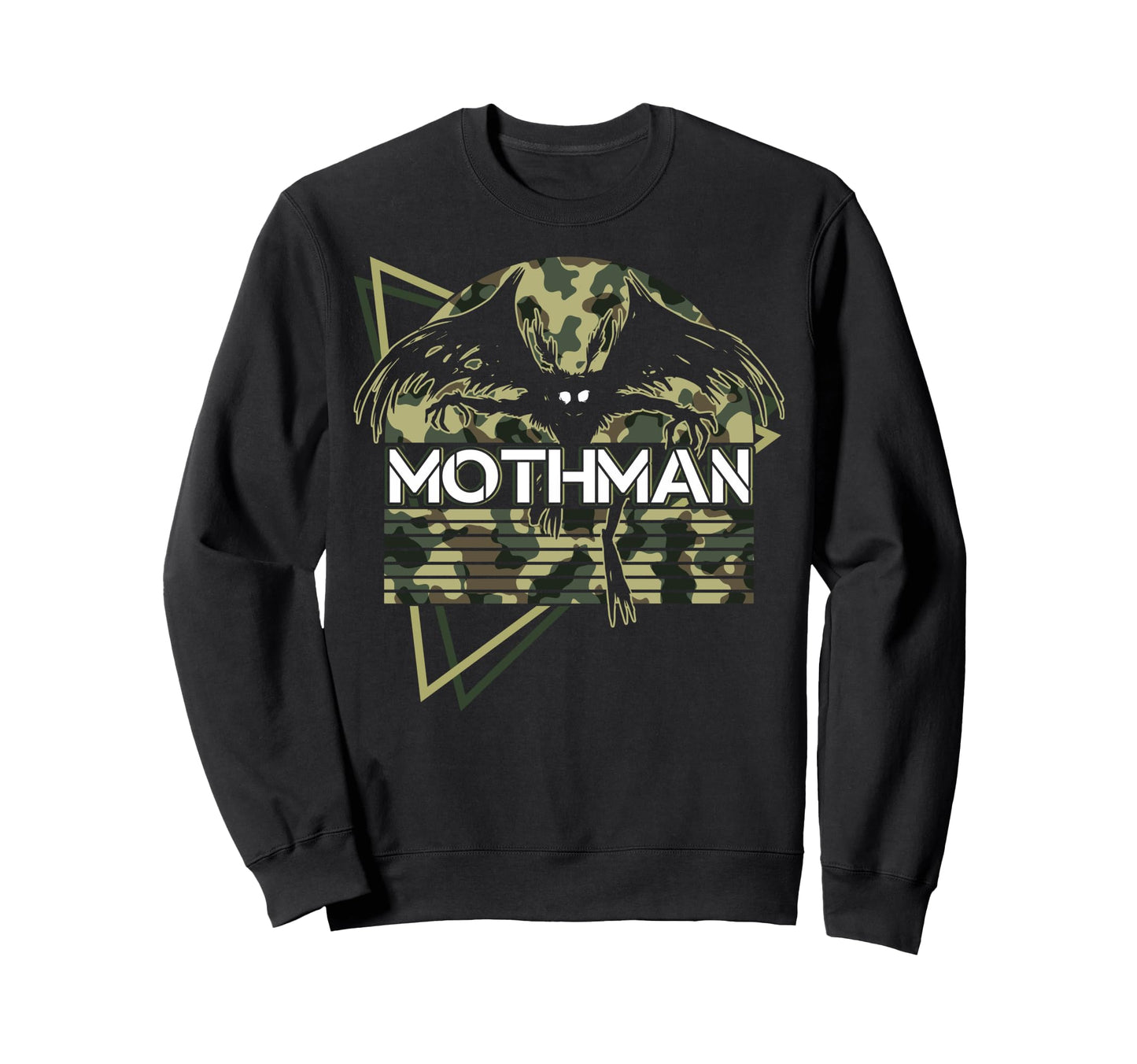 Vaporwave Aesthetic Mothman Sweatshirt - Streetwear Style Men Women - T-Shirt, Sweatshirt, Hoodie