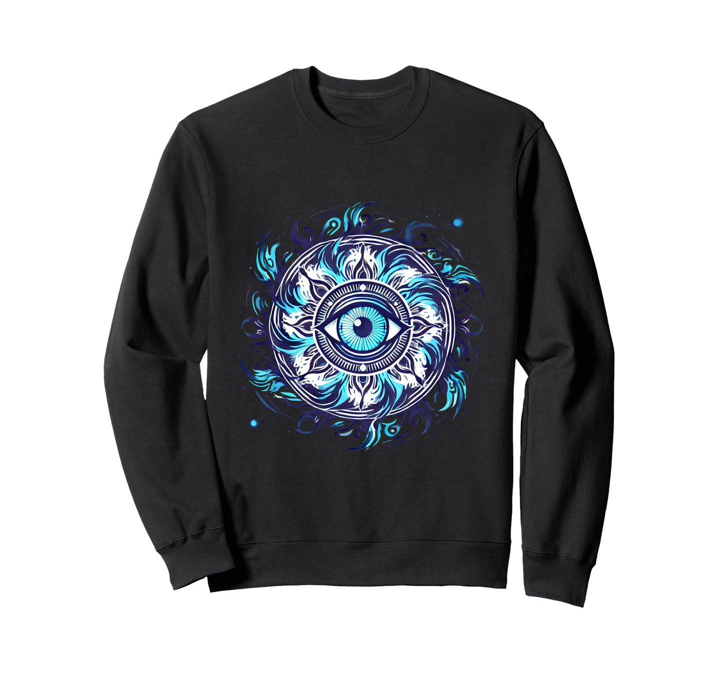 Anime Eye Aesthetic Harajuku Soft Sweatshirt - Custom Art Print Men Women - T-Shirt, Sweatshirt, Hoodie