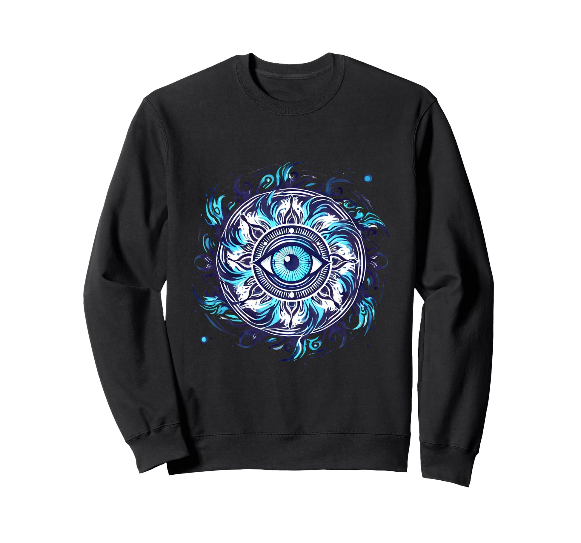 Anime Eye Aesthetic Harajuku Soft Sweatshirt - Custom Art Print Men Women - T-Shirt, Sweatshirt, Hoodie