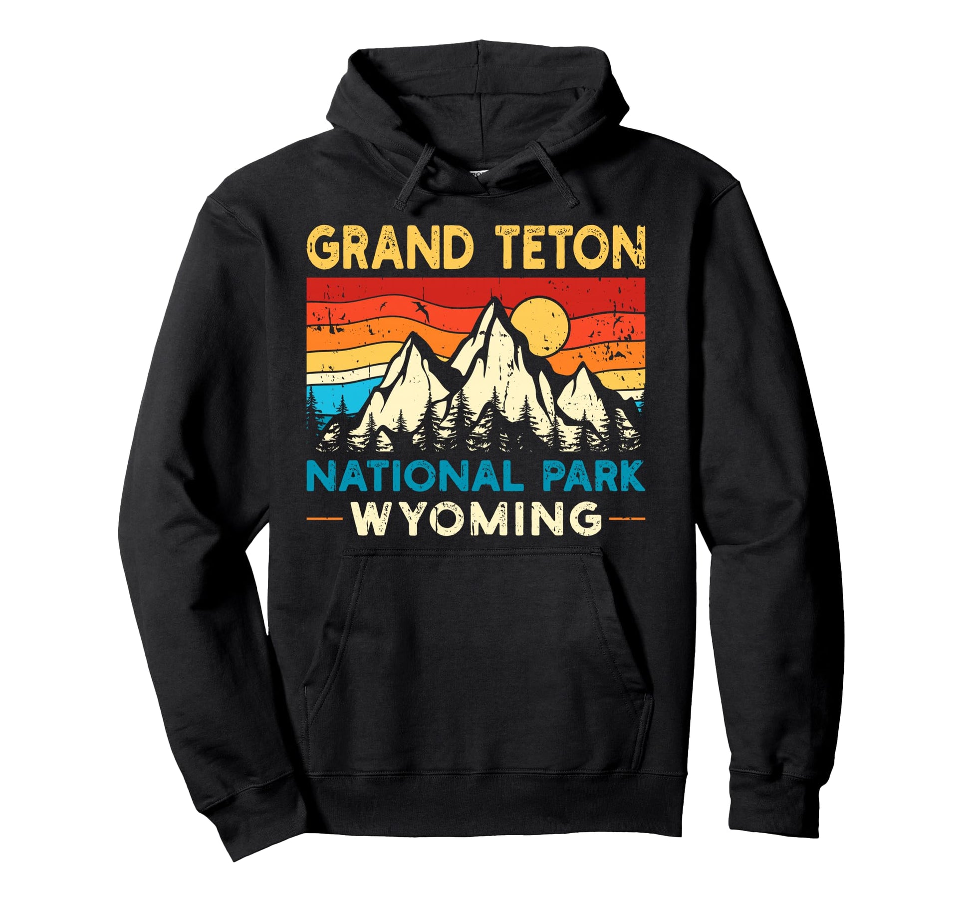 Grand Teton National Park Hoodie - Graphic Print Unisex - T-Shirt, Sweatshirt, Hoodie