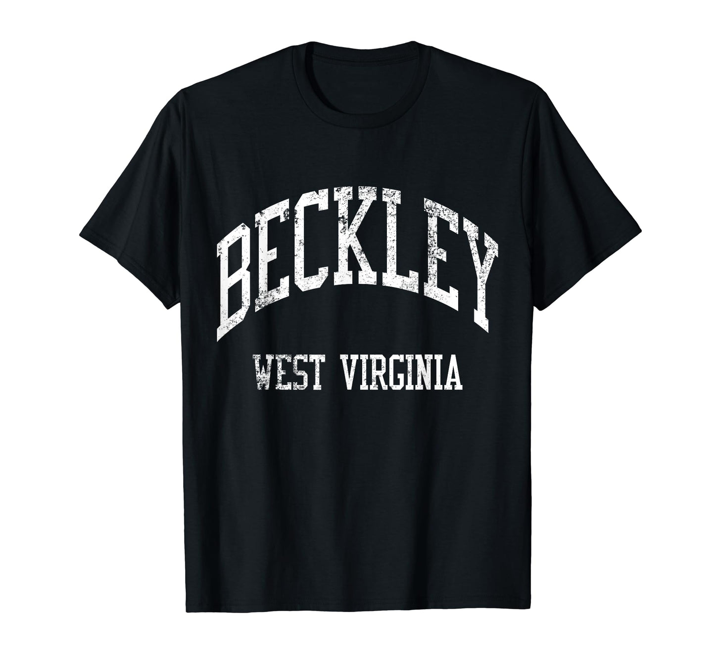 Beckley West Virginia 70S College T-Shirt - Custom Art Print for Adults - T-Shirt, Sweatshirt, Hoodie