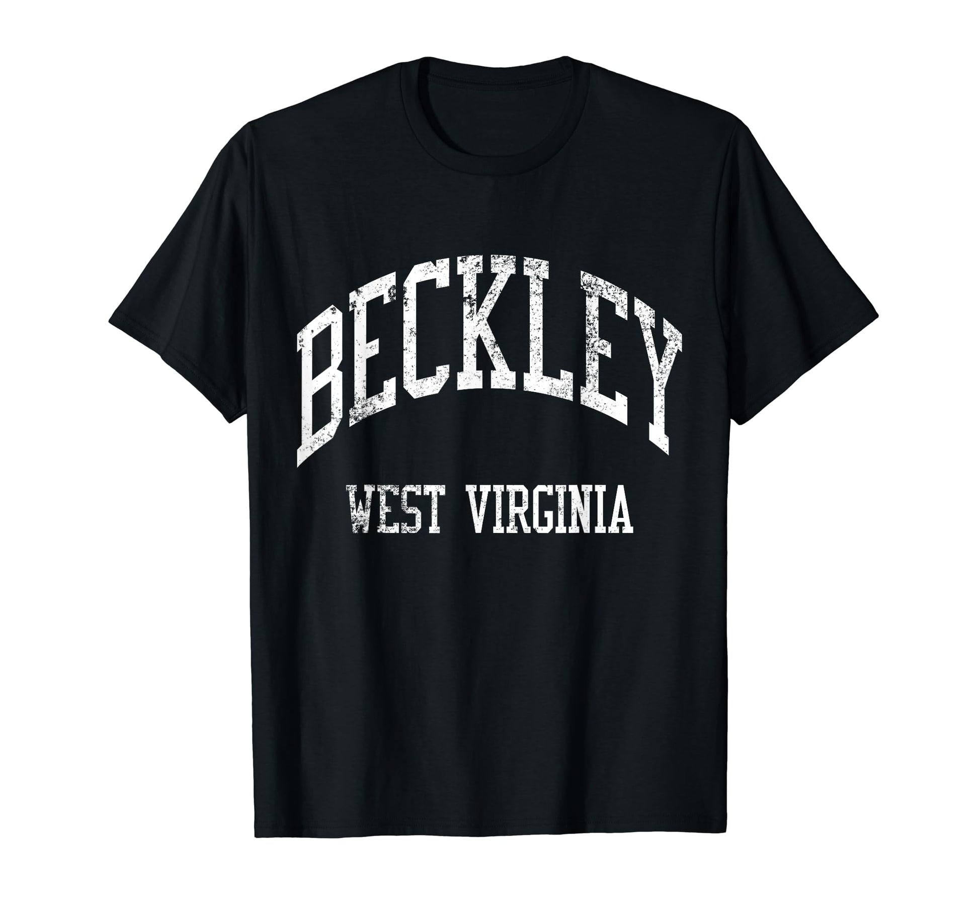 Beckley West Virginia 70S College T-Shirt - Custom Art Print for Adults - T-Shirt, Sweatshirt, Hoodie