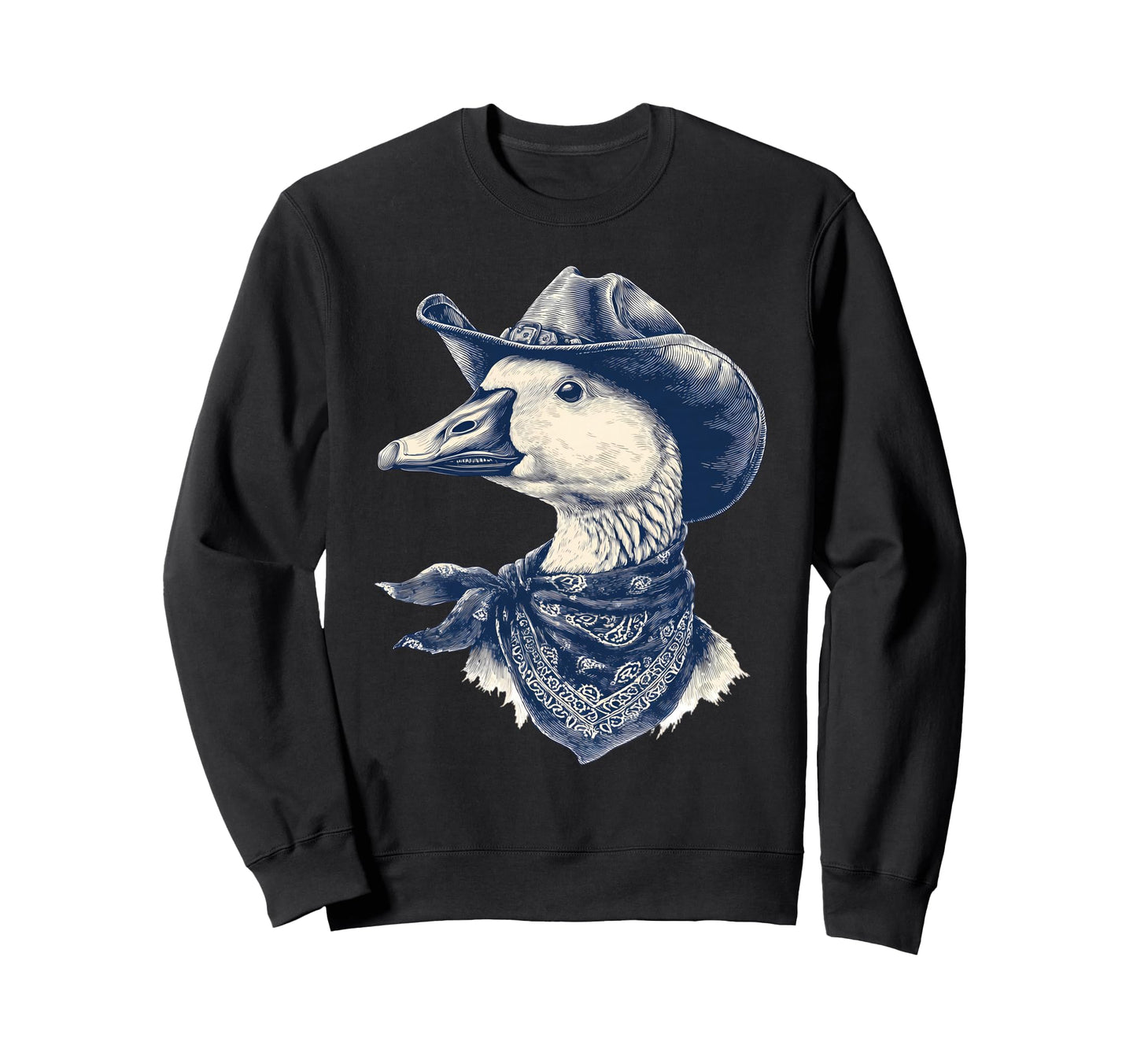 Goose Cowboy Rodeo Cowgirl Western Sweatshirt - Aesthetic Graphic Unisex - T-Shirt, Sweatshirt, Hoodie