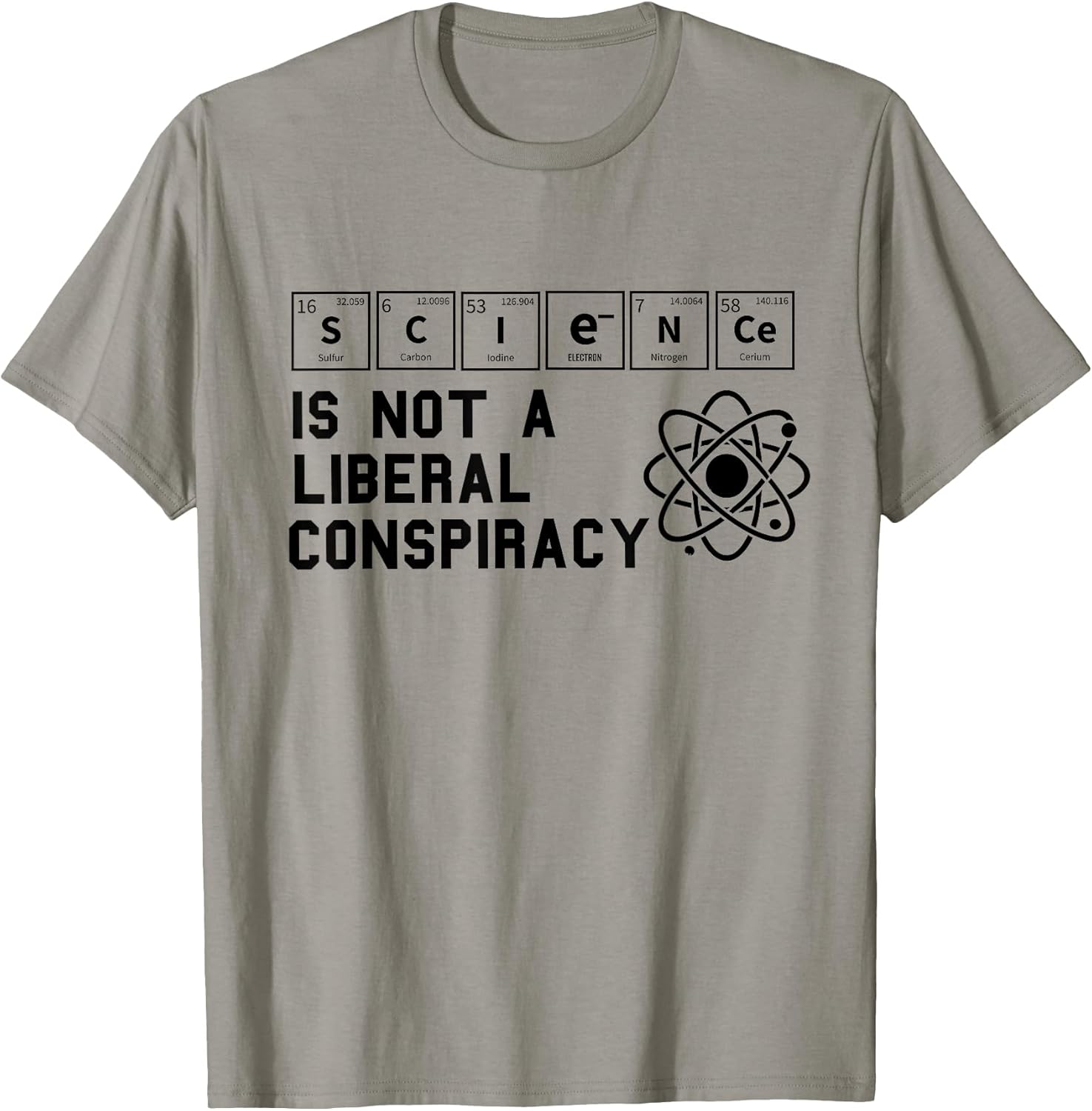Science Is Not a Liberal Conspiracy merch - Adult & Kids T-Shirts, Sweatshirts & Hoodies apparel design preview 1