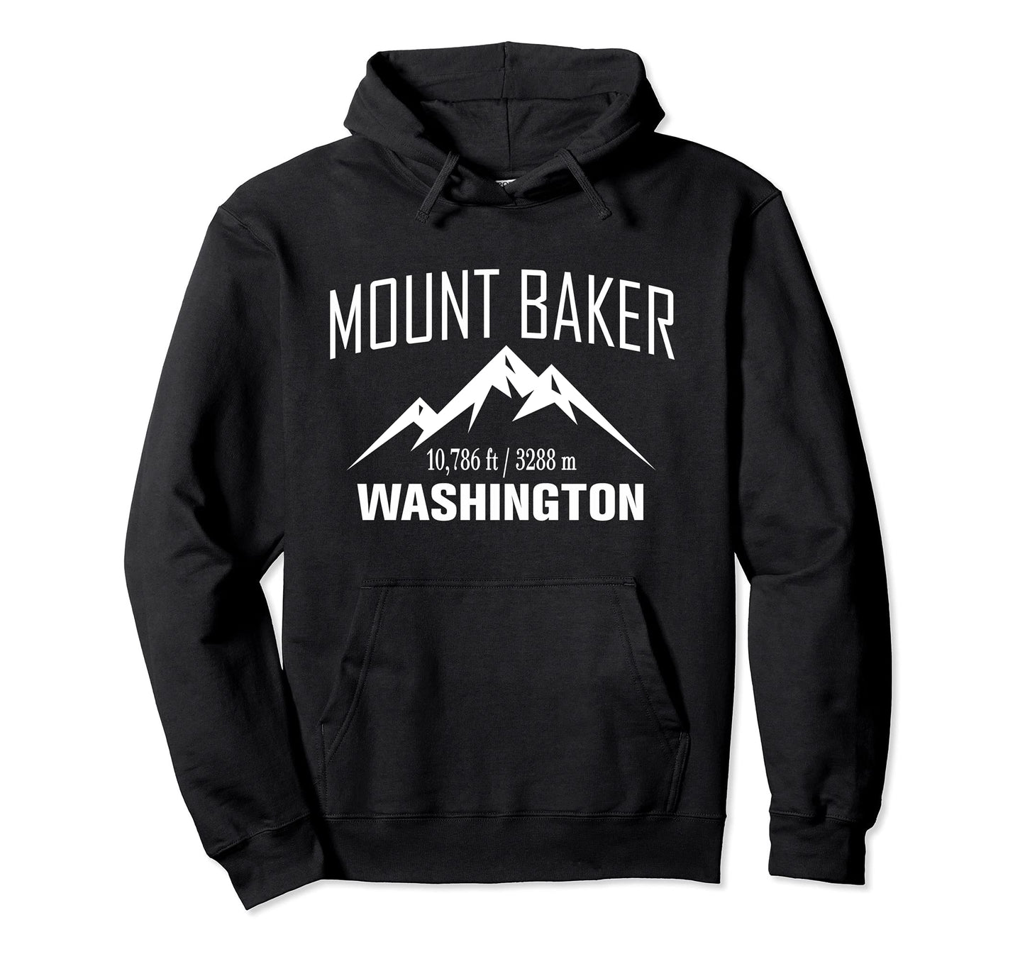 Mount Baker Kulshan Washington Hoodie - Casual Everyday Wear Unisex - T-Shirt, Sweatshirt, Hoodie