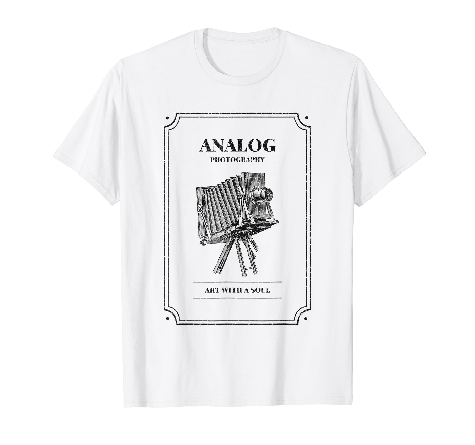Analog Photography Art Soul Camera T-Shirt - Trendy Graphic for Adults - T-Shirt, Sweatshirt, Hoodie