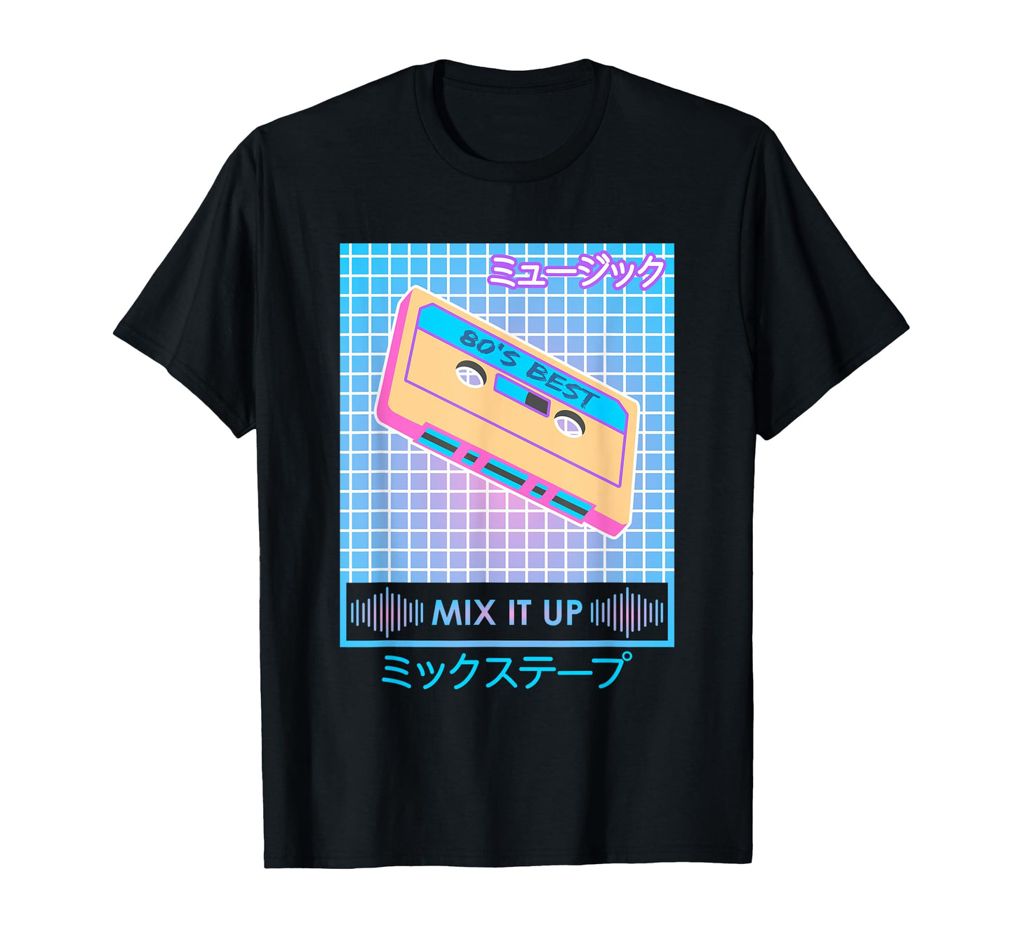 Mix It Up Tape Vaporwave Japanese Aesthetic T-Shirt - Graphic Print Unisex - T-Shirt, Sweatshirt, Hoodie