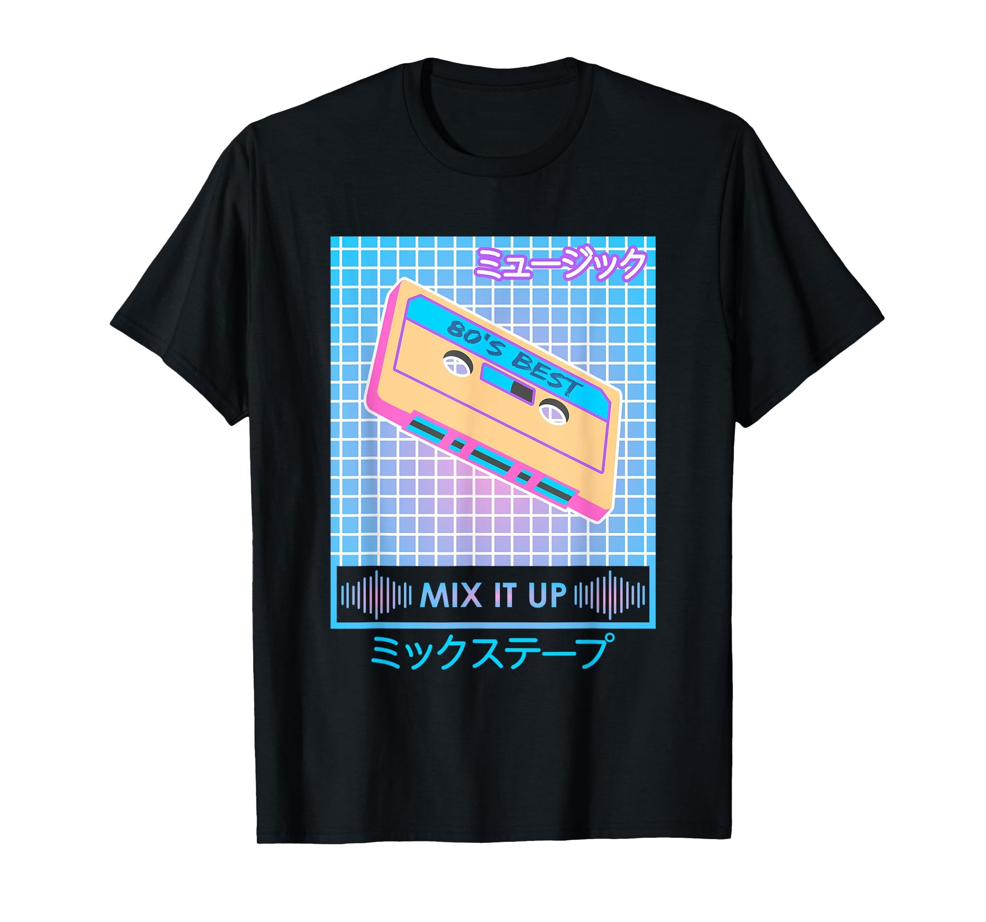 Mix It Up Tape Vaporwave Japanese Aesthetic T-Shirt - Graphic Print Unisex - T-Shirt, Sweatshirt, Hoodie