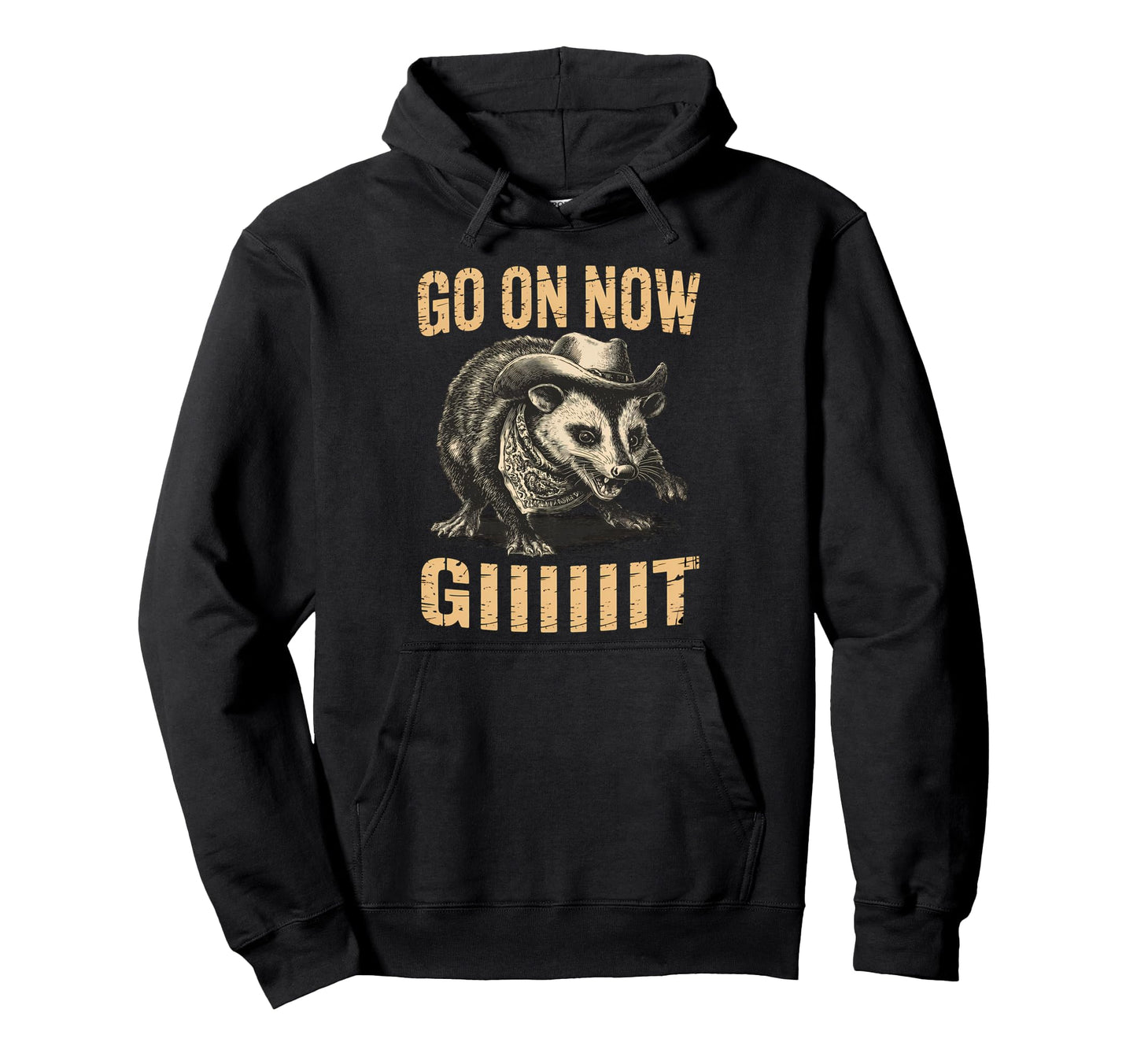 Western Opossum Country Possum Hoodie - Casual Everyday Wear for Adults - T-Shirt, Sweatshirt, Hoodie