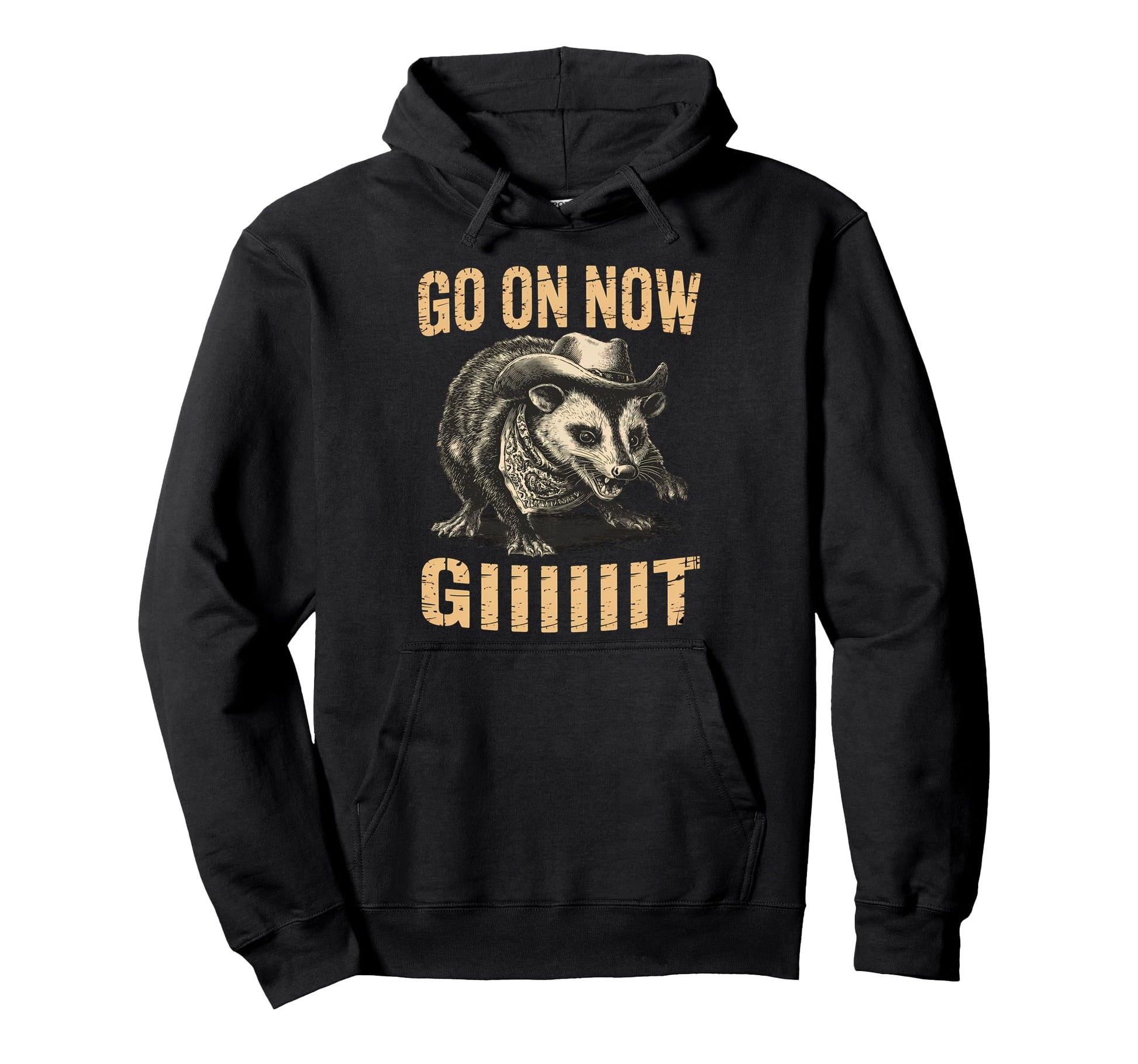 Western Opossum Country Possum Hoodie - Casual Everyday Wear for Adults - T-Shirt, Sweatshirt, Hoodie