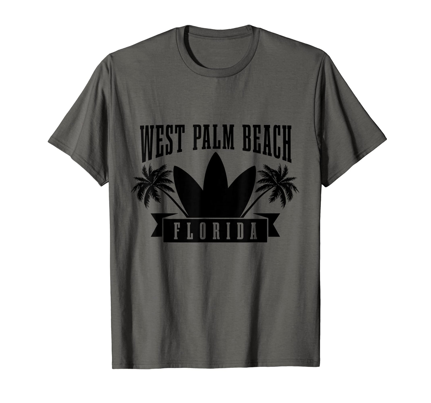West Palm Beach Florida Fl Surf Surfer T-Shirt - Aesthetic Graphic Unisex - T-Shirt, Sweatshirt, Hoodie