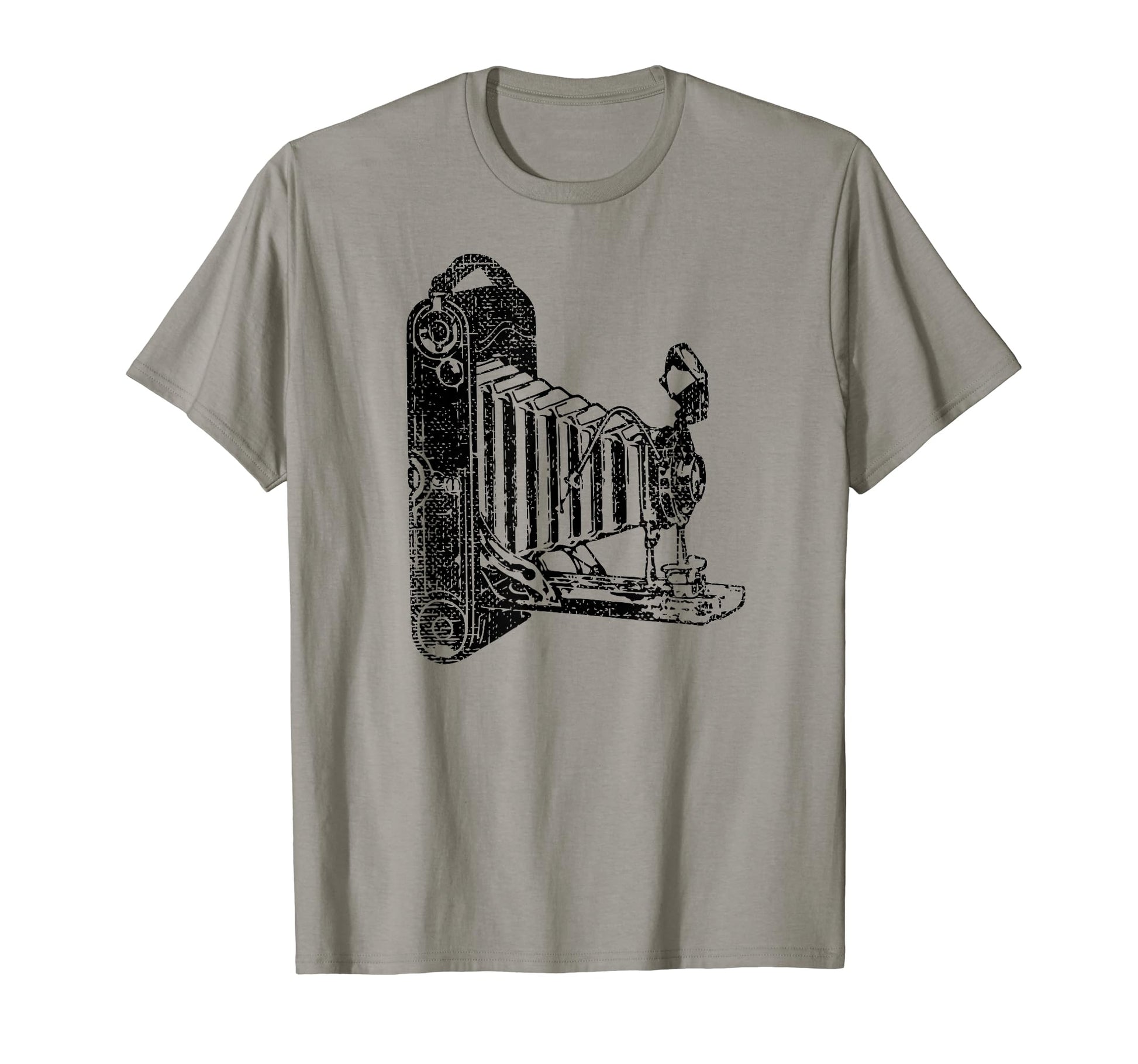 Accordion Camera Old Film Photographers Hoodie - Minimalist Print Men Women - T-Shirt, Sweatshirt, Hoodie