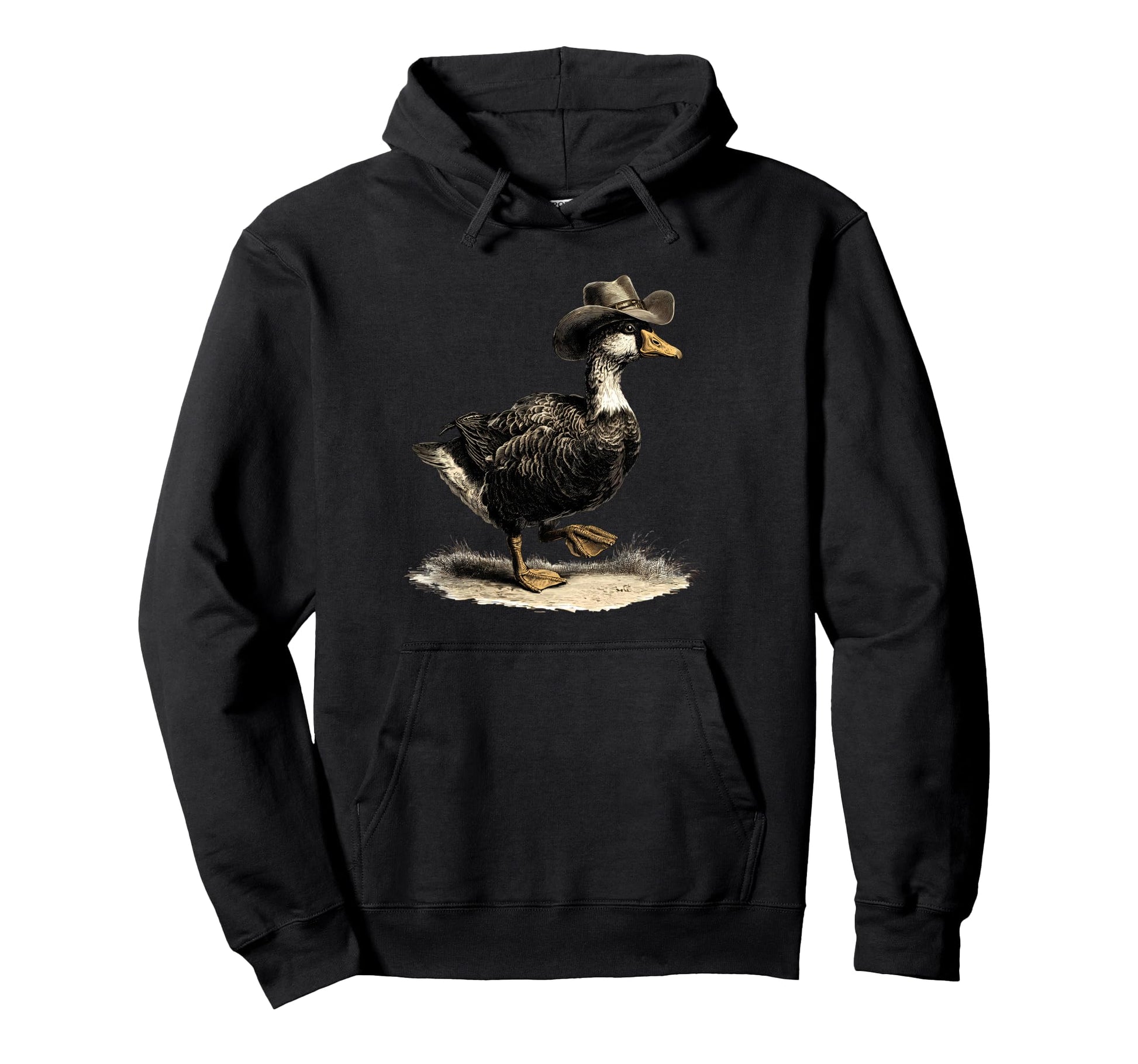 Country Cowboy Goose Rodeo Cowgirl Hoodie - Graphic Print for Adults - T-Shirt, Sweatshirt, Hoodie