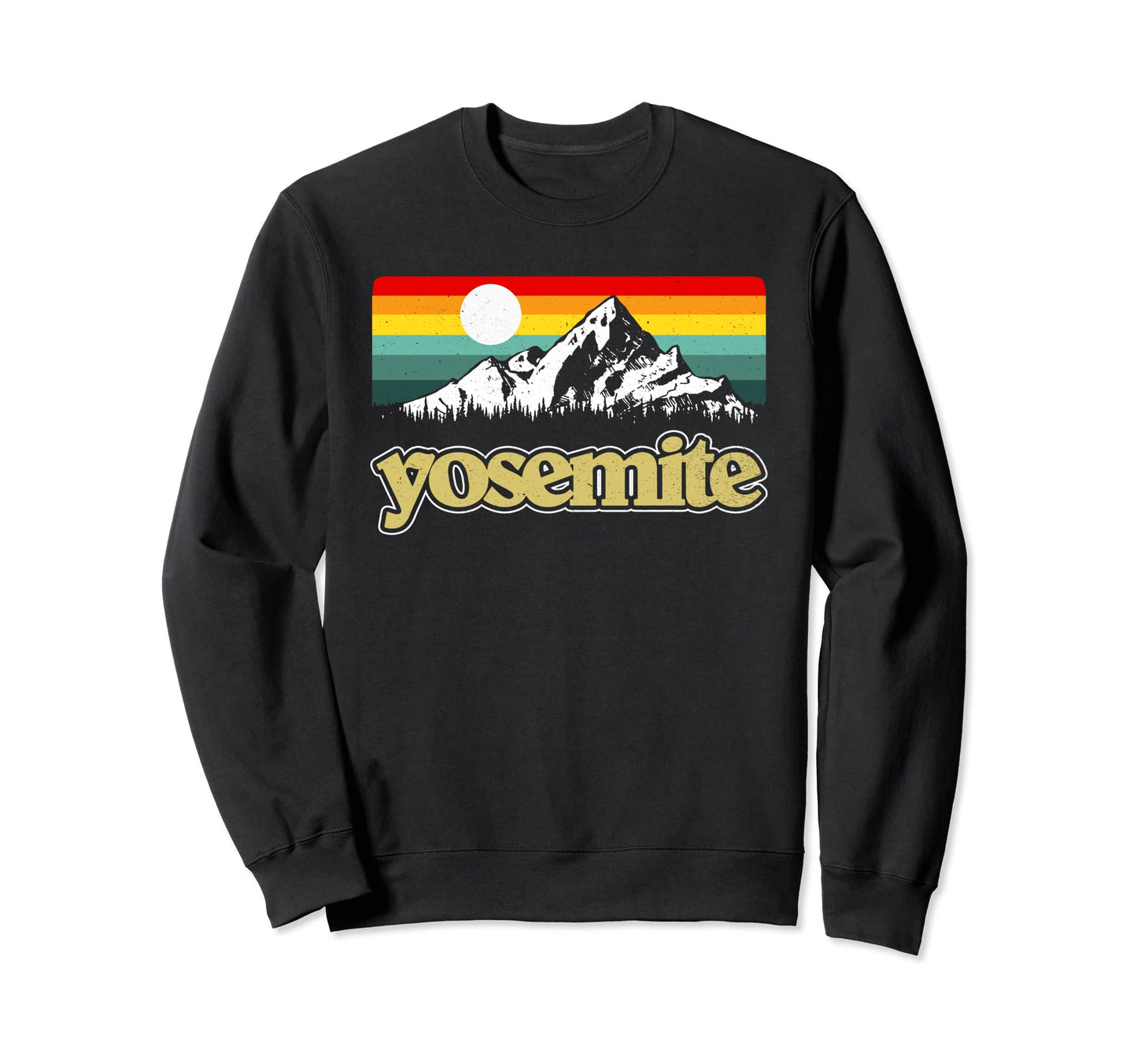Yosemite National Park Mountains Funny Sweatshirt - Custom Art Print Unisex - T-Shirt, Sweatshirt, Hoodie