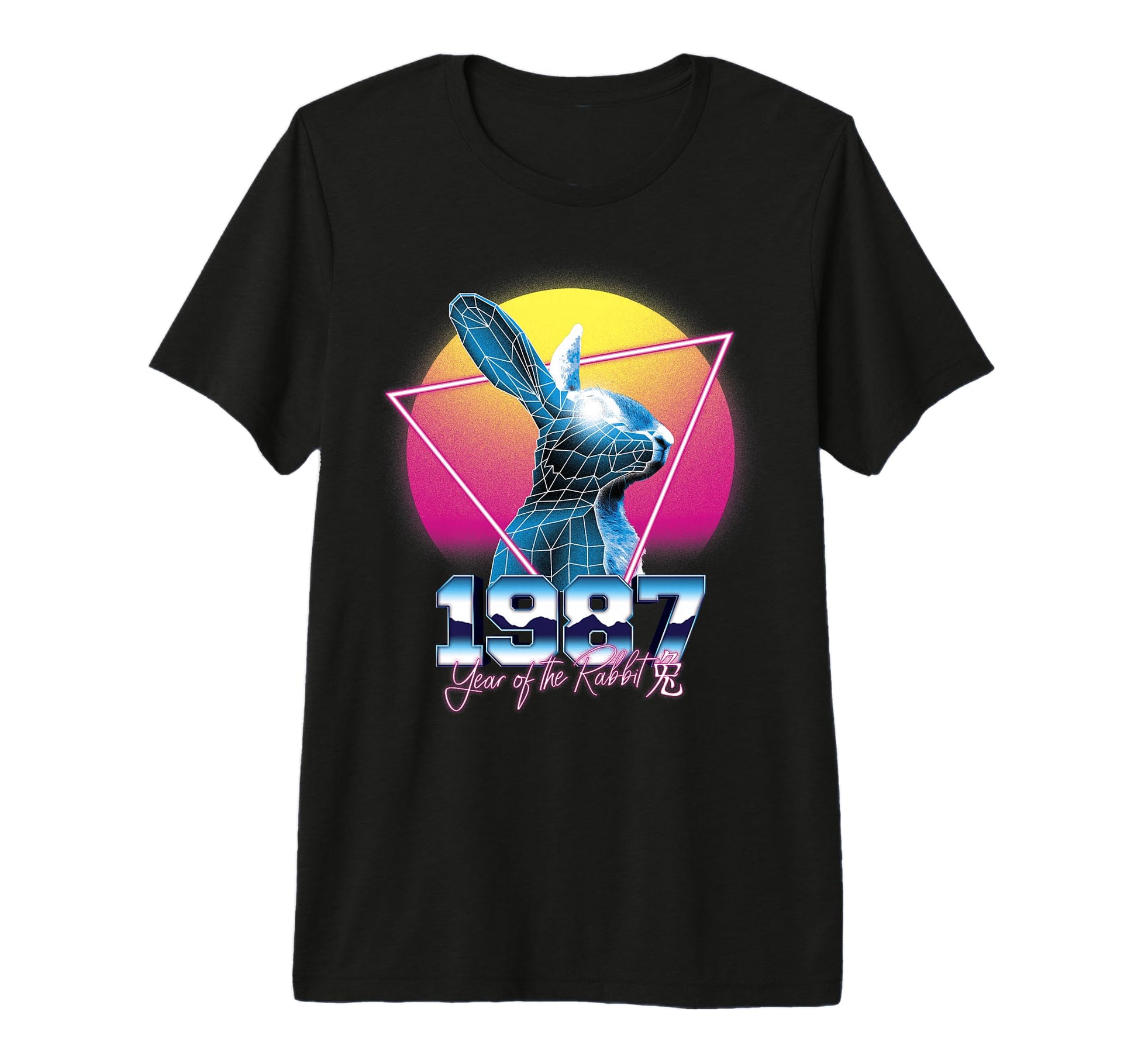 1987 Year Rabbit 80S Chinese Zodiac T-Shirt - Trendy Graphic Men Women - T-Shirt, Sweatshirt, Hoodie