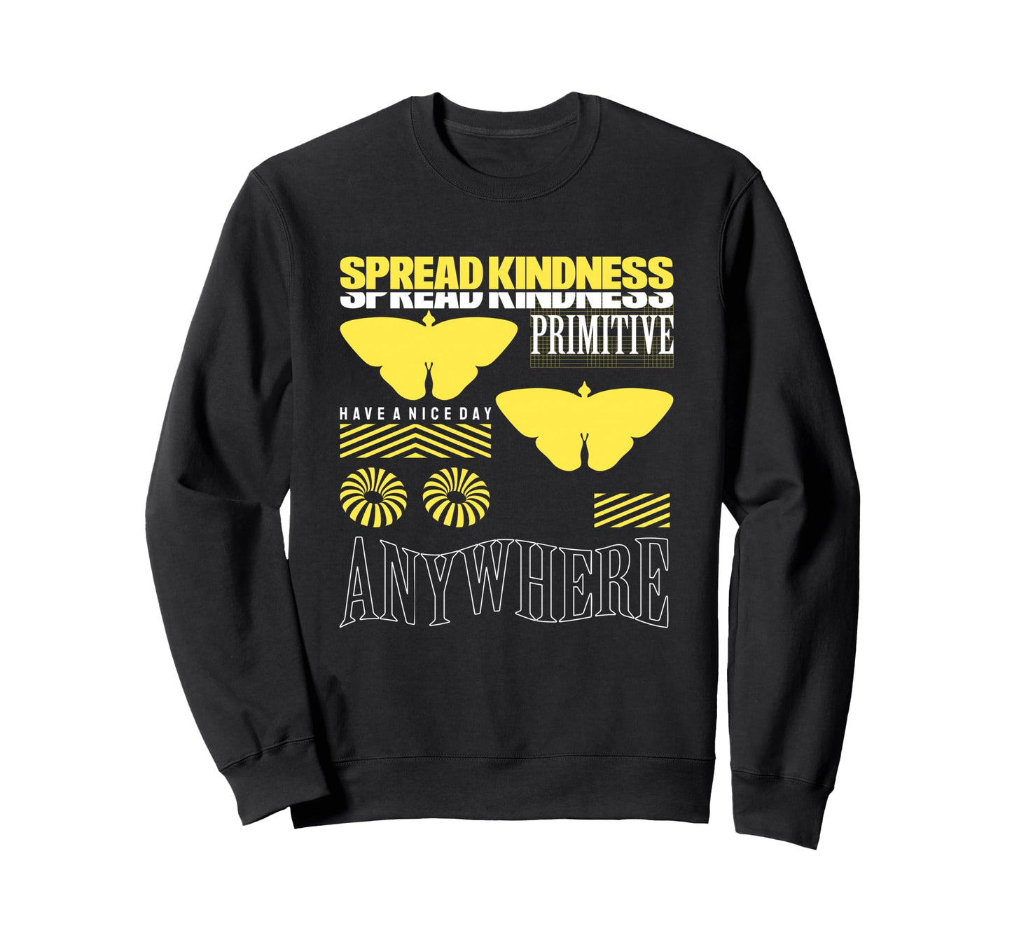 Spread Kindness Anywhere Aesthetic Sweatshirt - Minimalist Print Unisex - T-Shirt, Sweatshirt, Hoodie