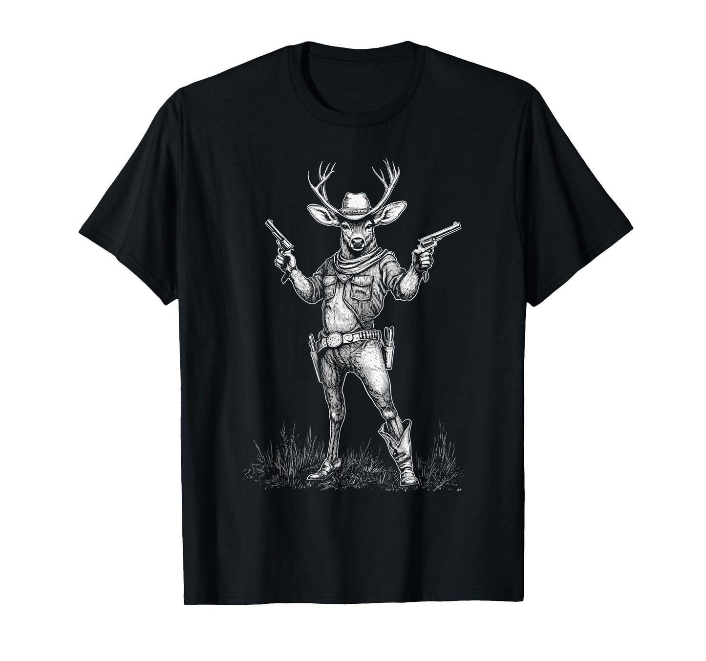 Mule Deer Western Cowboy Country T-Shirt - Novelty Apparel Men Women - T-Shirt, Sweatshirt, Hoodie