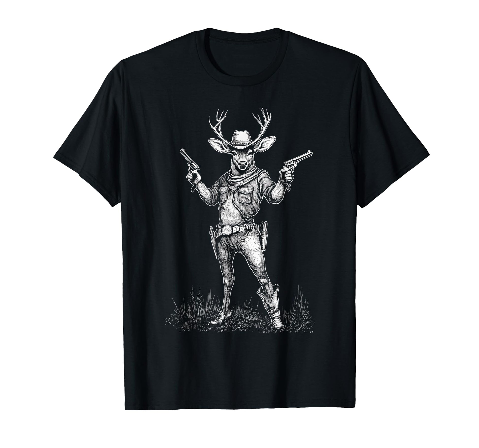 Mule Deer Western Cowboy Country T-Shirt - Novelty Apparel Men Women - T-Shirt, Sweatshirt, Hoodie