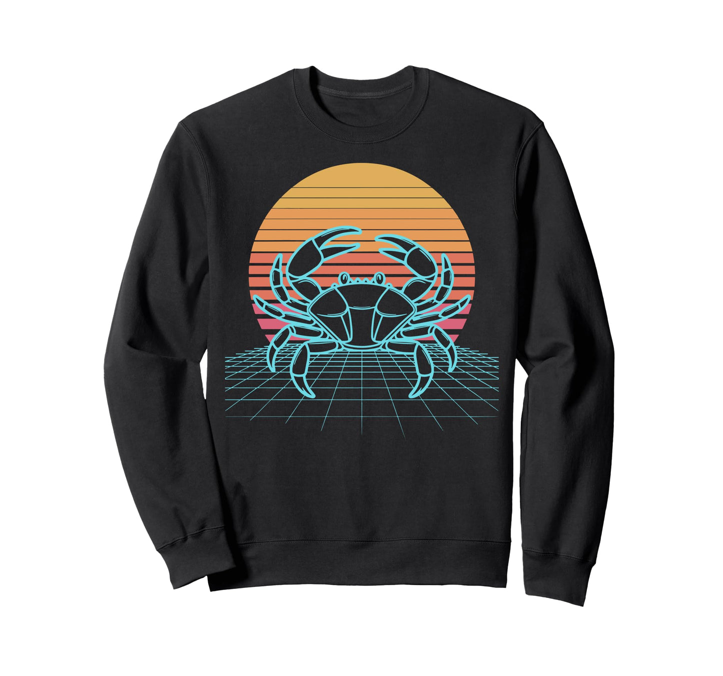 Aesthetic Beach Ocean Crab Sweatshirt - Trendy Graphic Unisex - T-Shirt, Sweatshirt, Hoodie