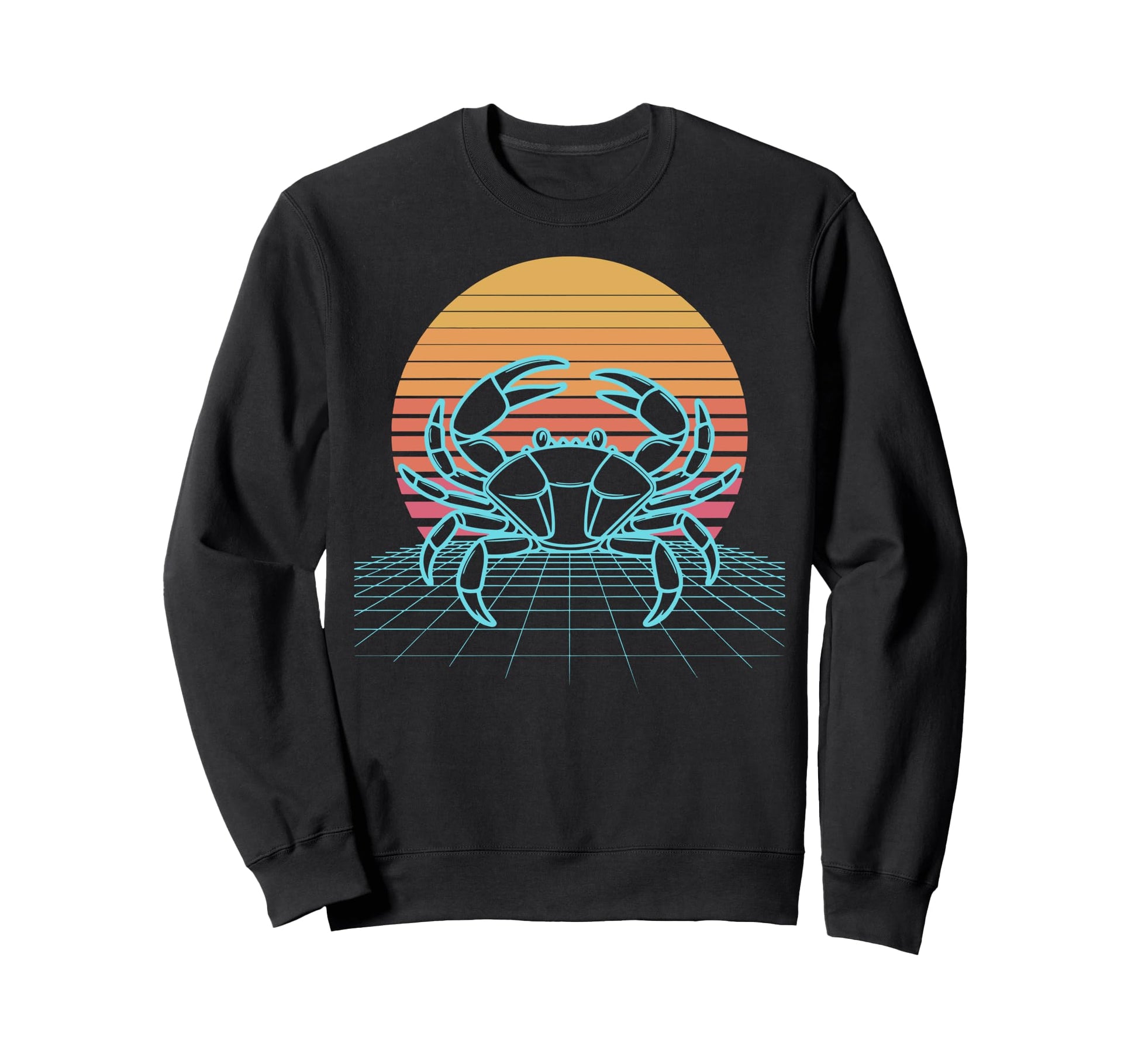 Aesthetic Beach Ocean Crab Sweatshirt - Trendy Graphic Unisex - T-Shirt, Sweatshirt, Hoodie