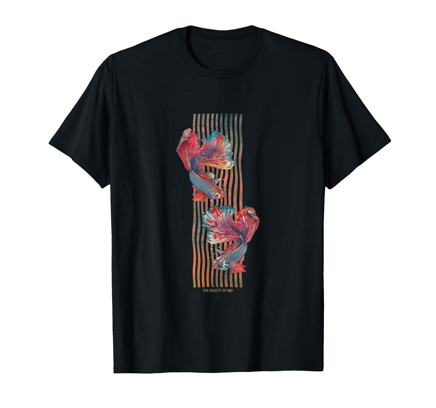 Koi Fish Life Japanese Vaporwave T-Shirt - Casual Everyday Wear Men Women - T-Shirt, Sweatshirt, Hoodie