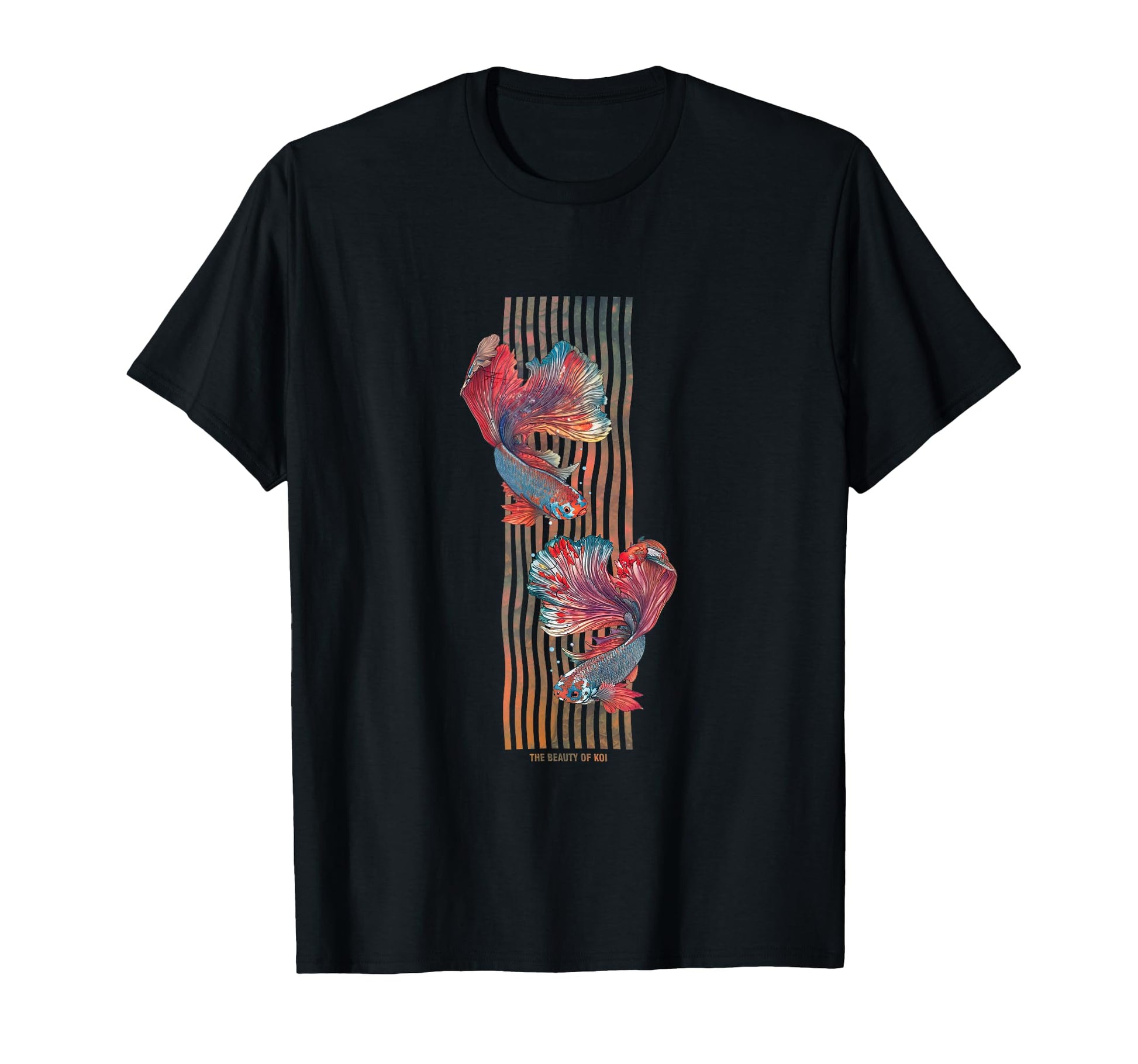 Koi Fish Life Japanese Vaporwave T-Shirt - Casual Everyday Wear Men Women - T-Shirt, Sweatshirt, Hoodie