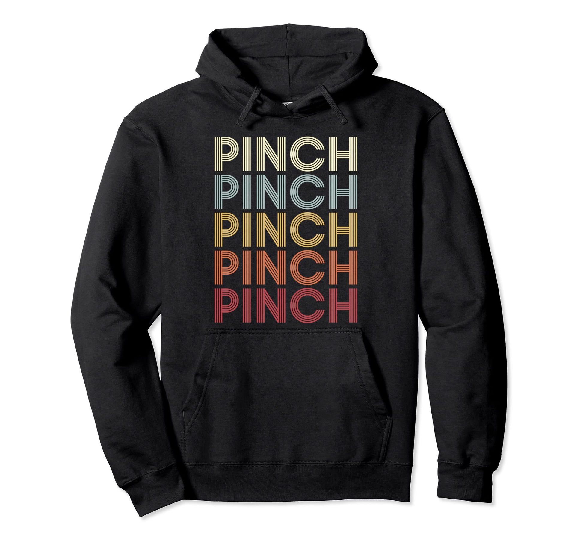 Pinch West Virginia Pinch Wv Text Hoodie - Custom Art Print for Adults - T-Shirt, Sweatshirt, Hoodie
