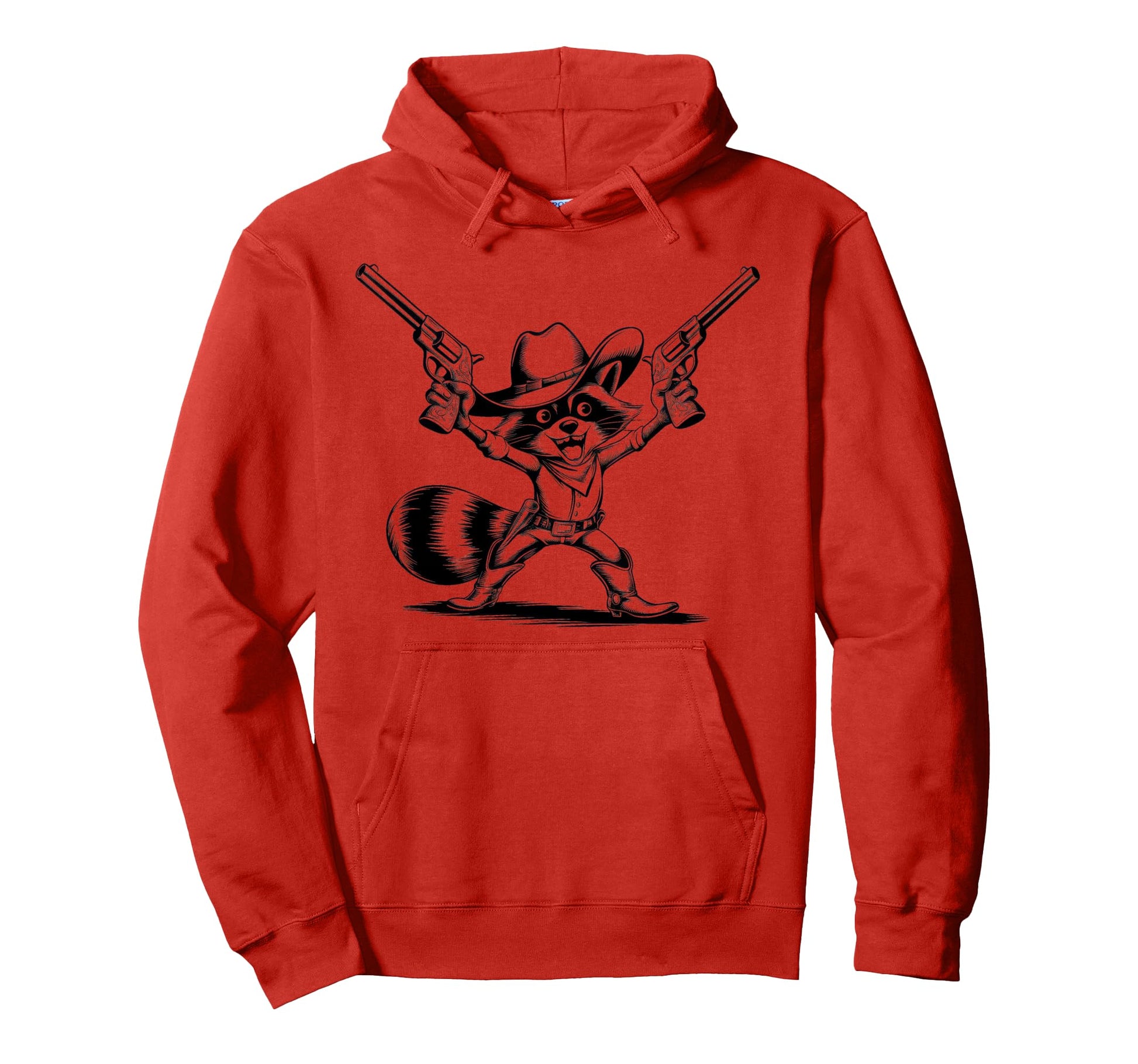 Raccoon 90S Country Music Western Hoodie - Casual Everyday Wear Men Women - T-Shirt, Sweatshirt, Hoodie