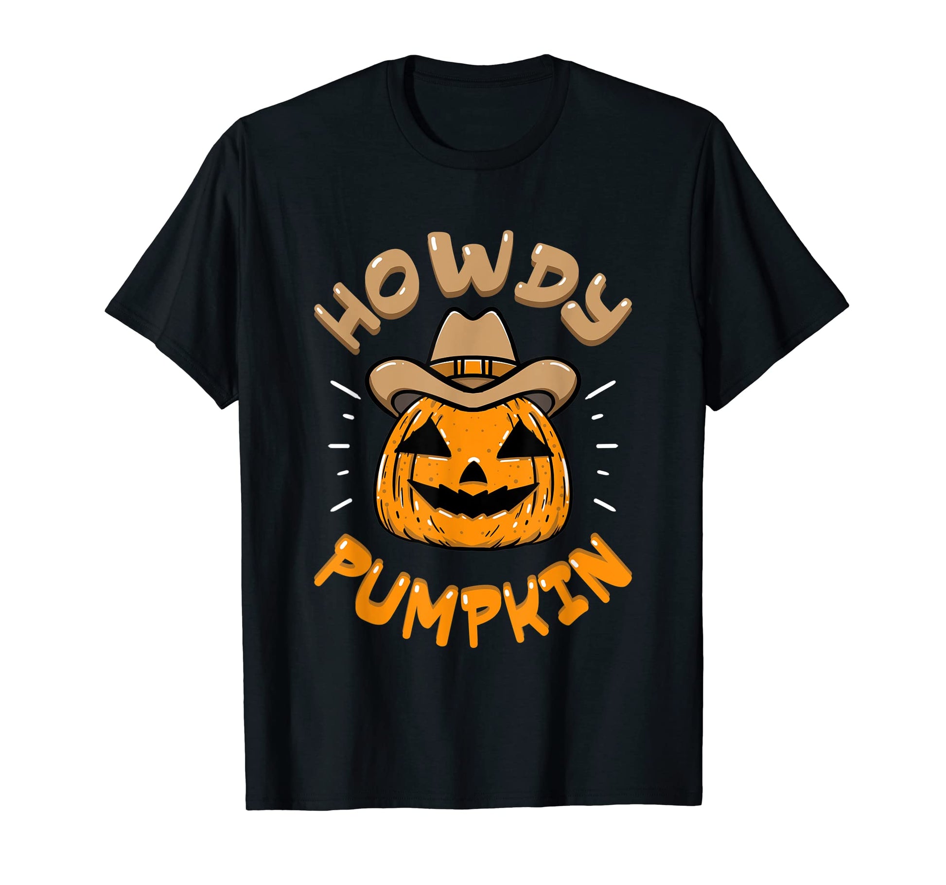 Howdy Pumpkin Fall Autumn Western T-Shirt - Trendy Graphic Unisex - T-Shirt, Sweatshirt, Hoodie