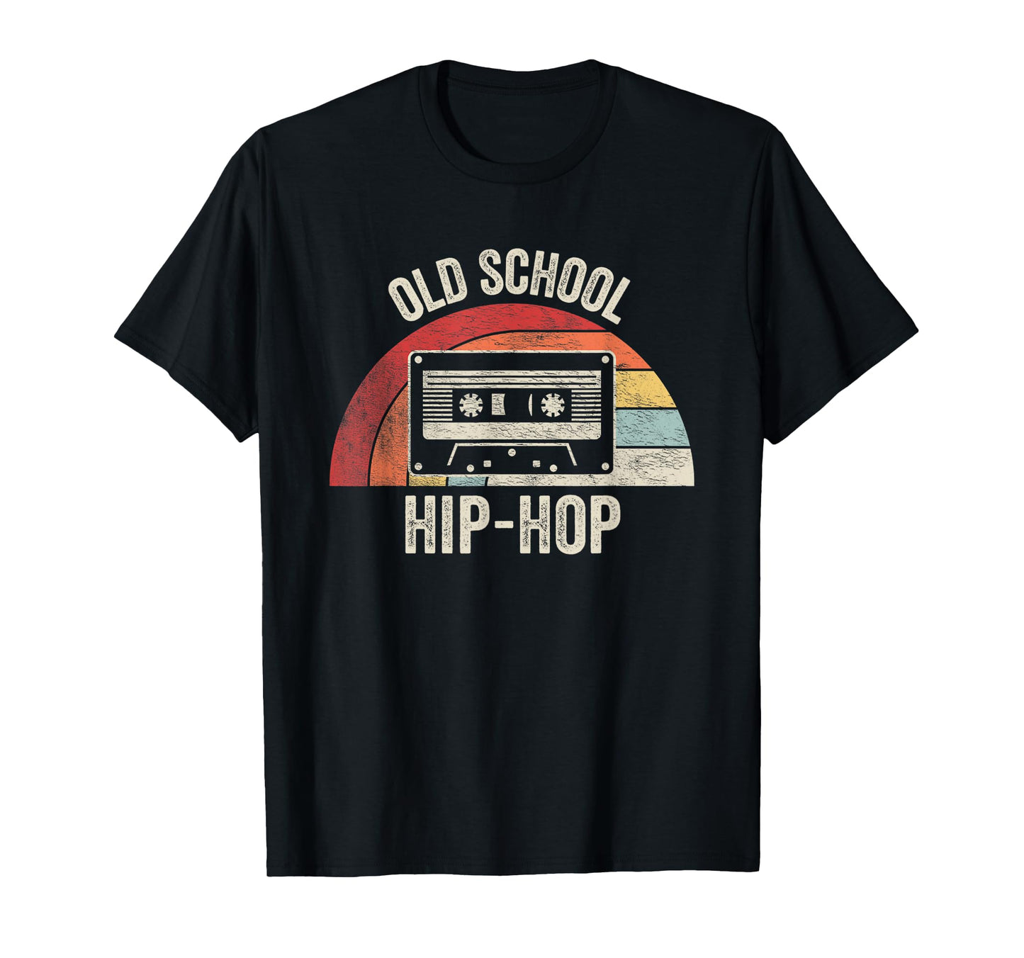 Old School Hip Hop Cassette Tape T-Shirt - Graphic Print Unisex - T-Shirt, Sweatshirt, Hoodie