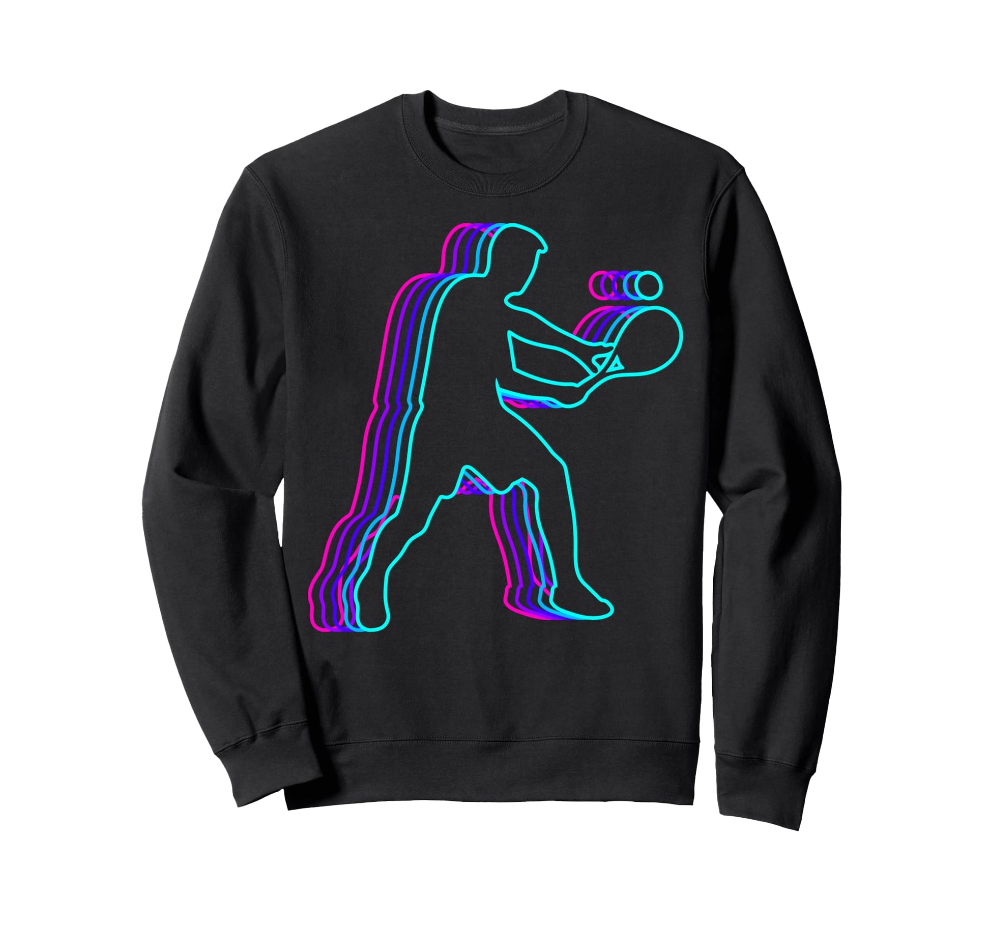 Tennis Player Team Coach Vaporwave Sweatshirt - Novelty Apparel for Adults - T-Shirt, Sweatshirt, Hoodie
