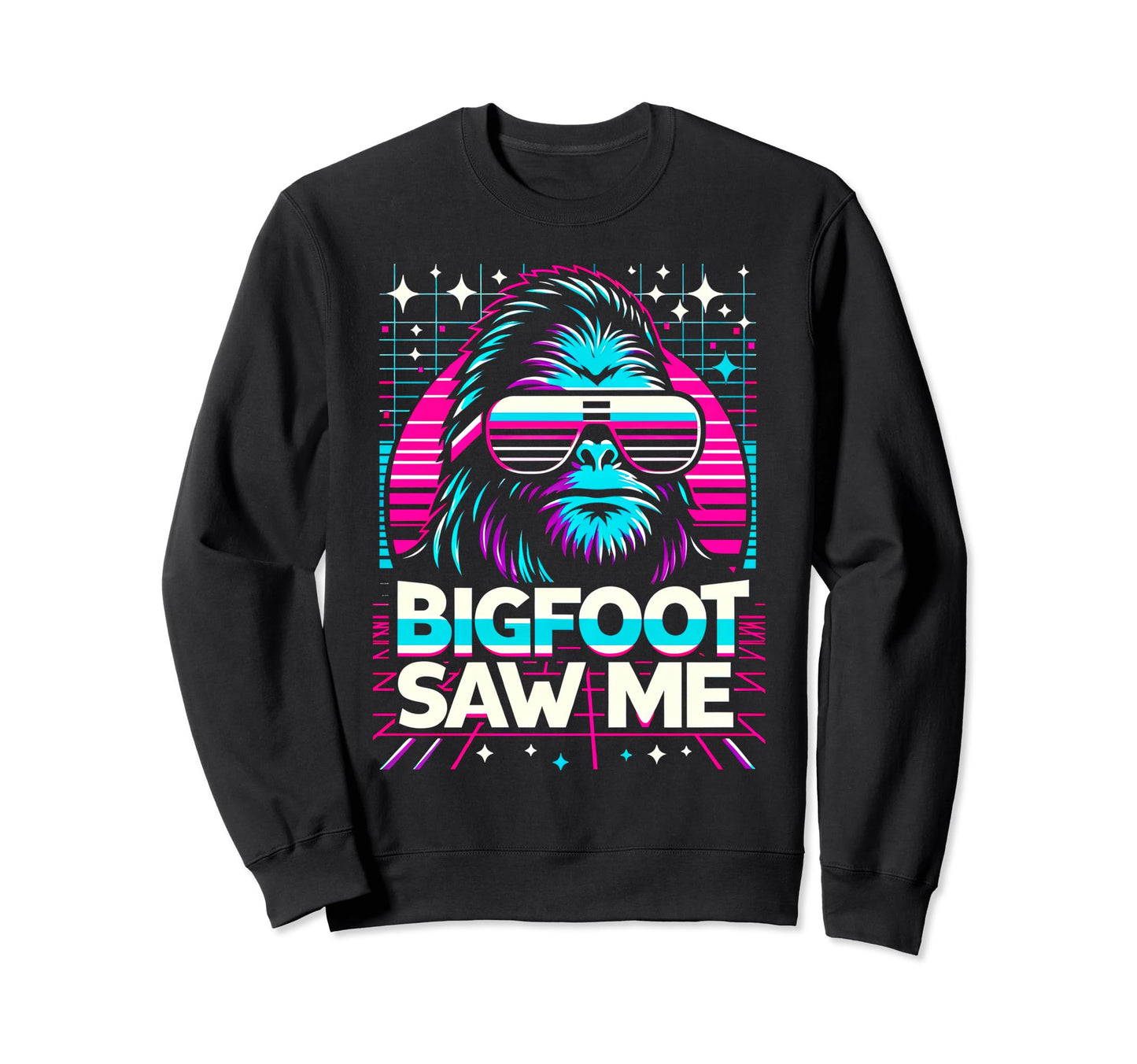 Bigfoot Saw Me But Nobody Believes Sweatshirt - Custom Art Print Men Women - T-Shirt, Sweatshirt, Hoodie